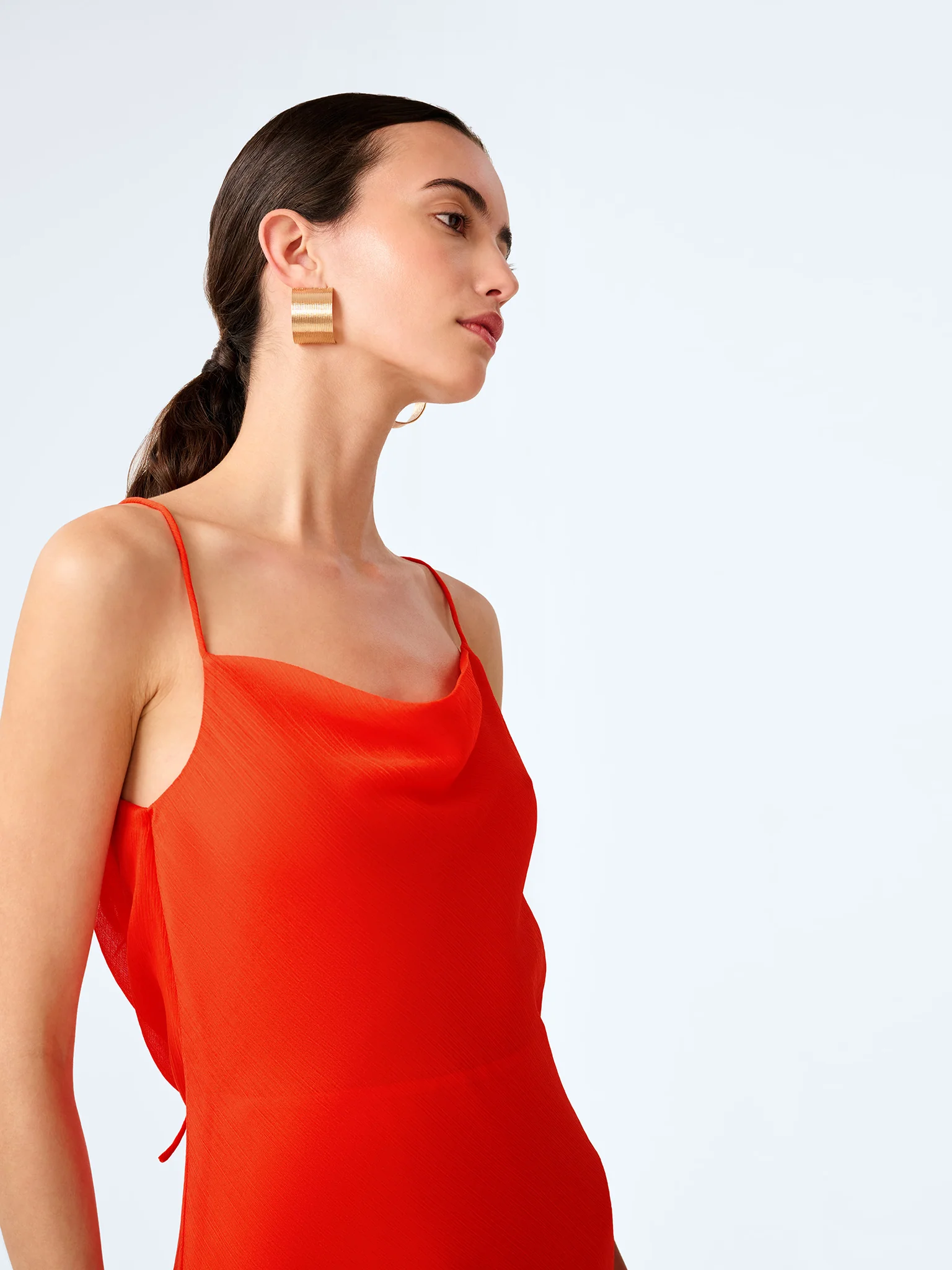 Koko Dress in Tangerine - Image 3