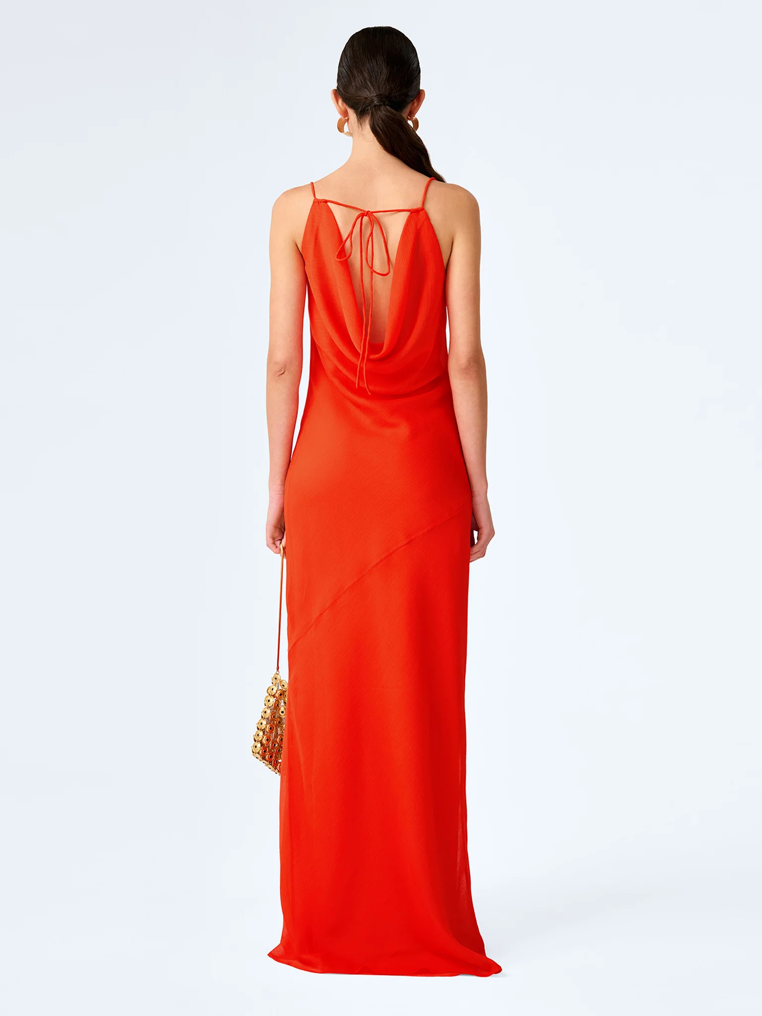 Koko Dress in Tangerine - Image 5