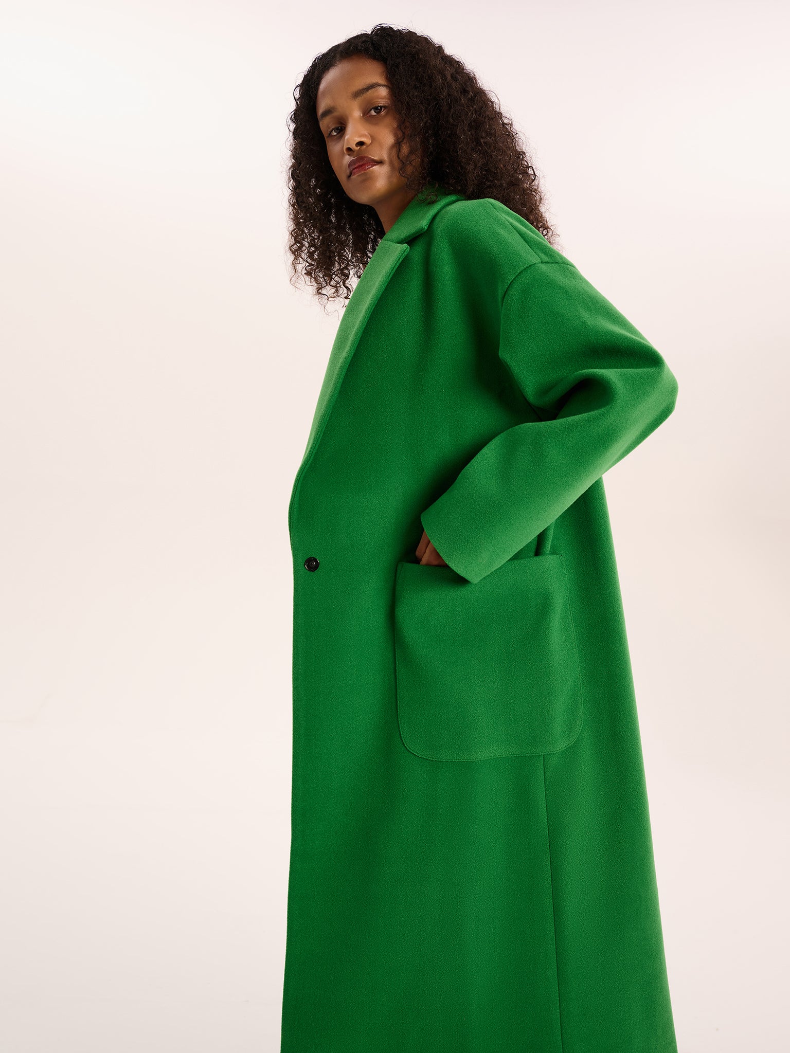 Leighton Coat in Green - Image 4