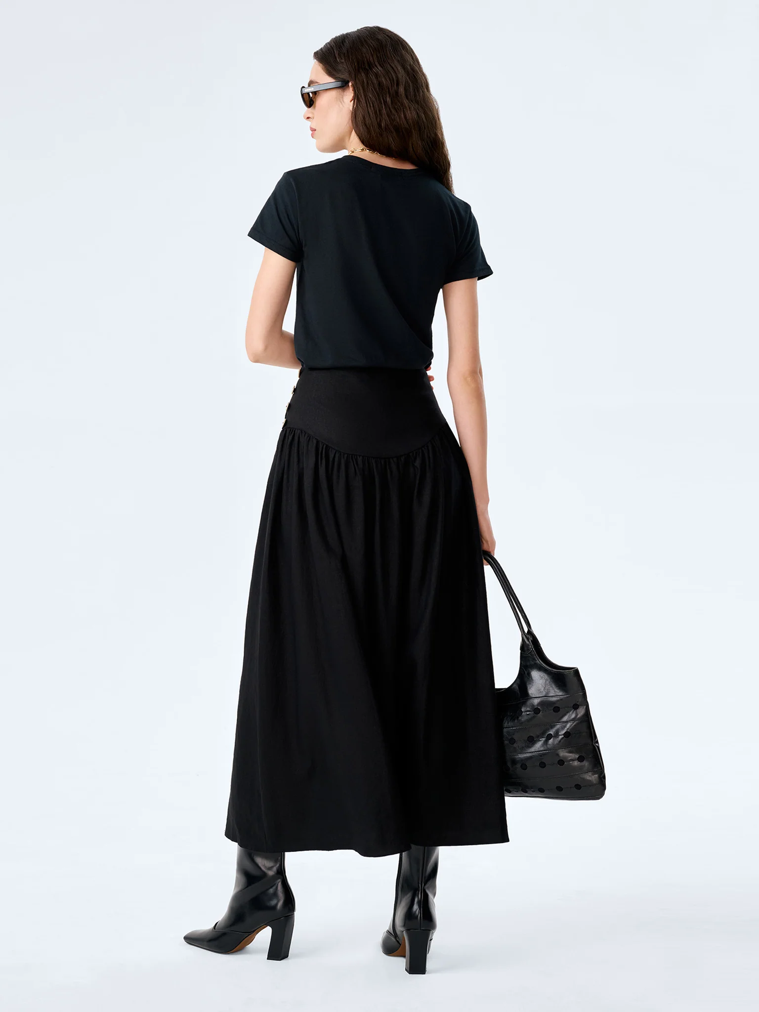 Lucille Skirt in Black - Image 4