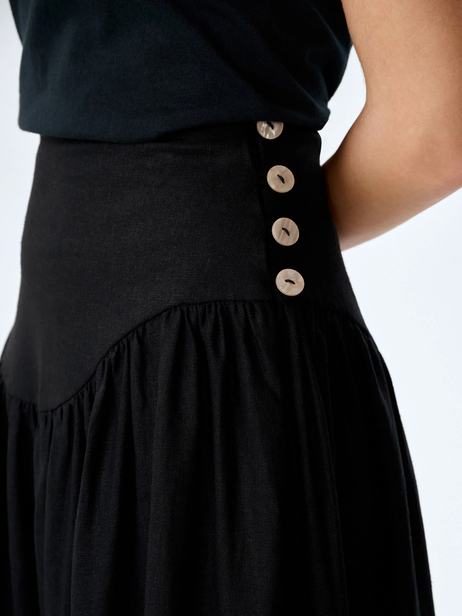 Lucille Skirt in Black - Image 5