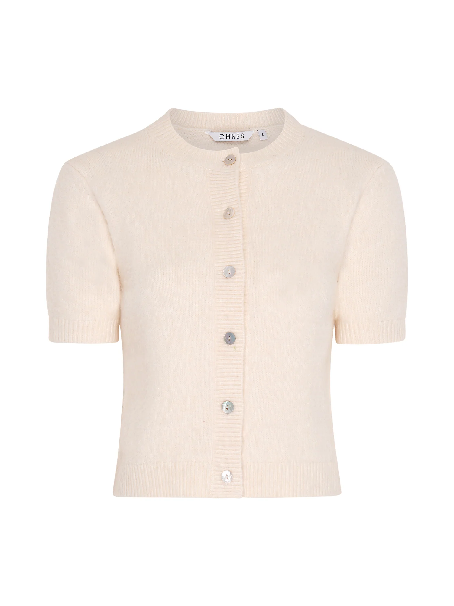 Lulu Fluffy Cardigan in Cream - Image 4