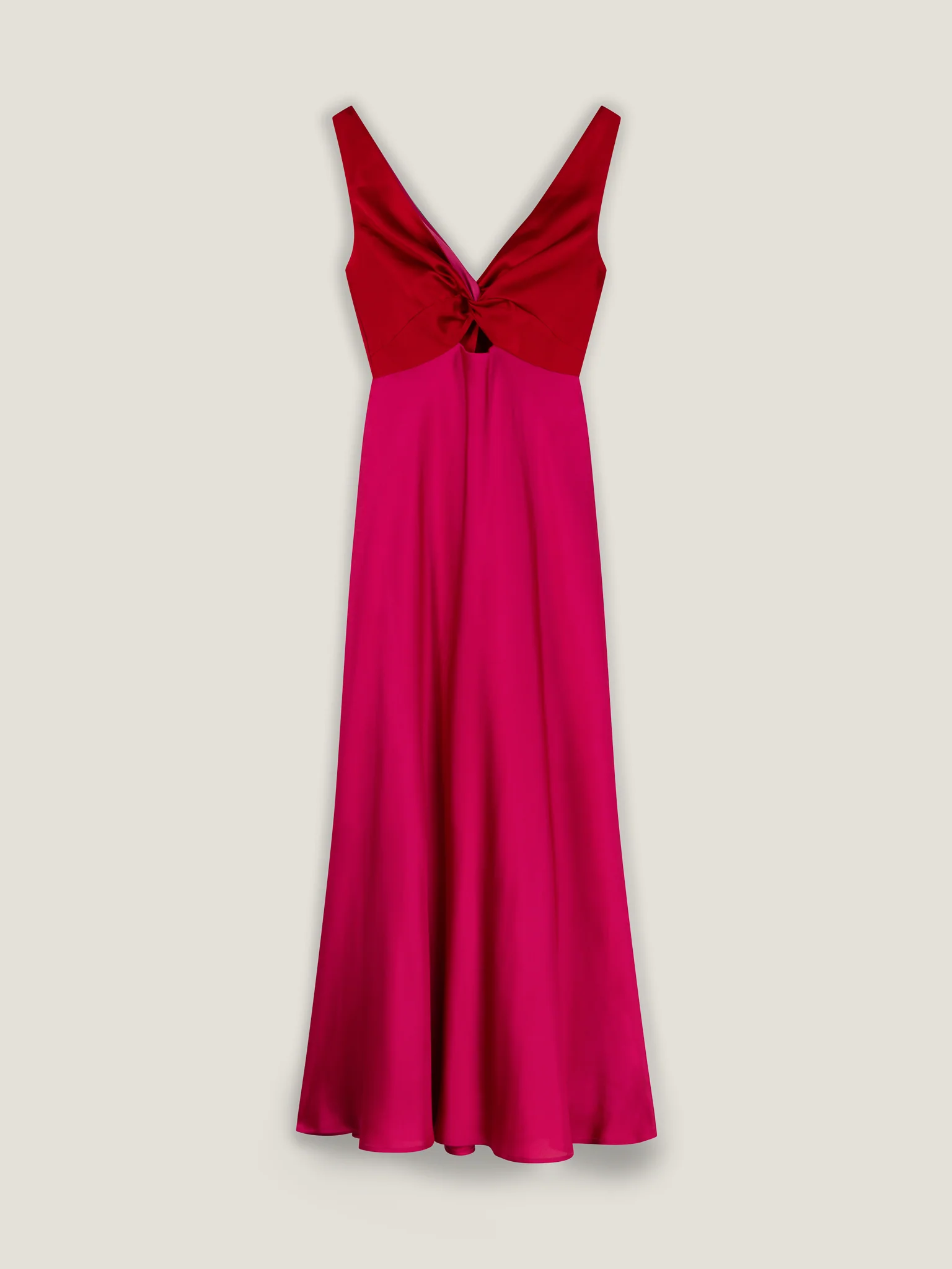 Maggy Dress in Raspberry and Barbados Cherry - Image 7