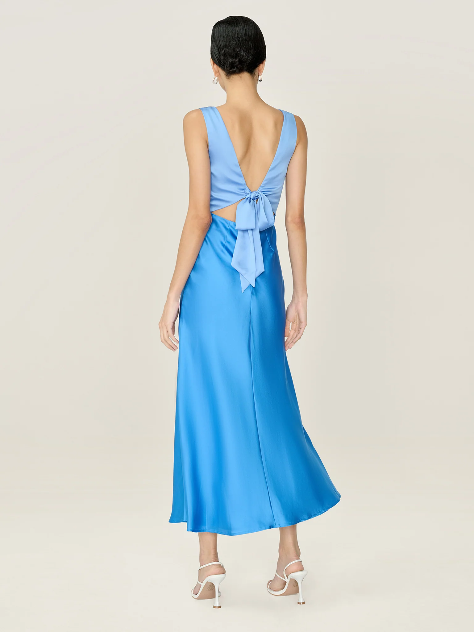 Maggy Dress in Vista Blue and Blue - Image 3