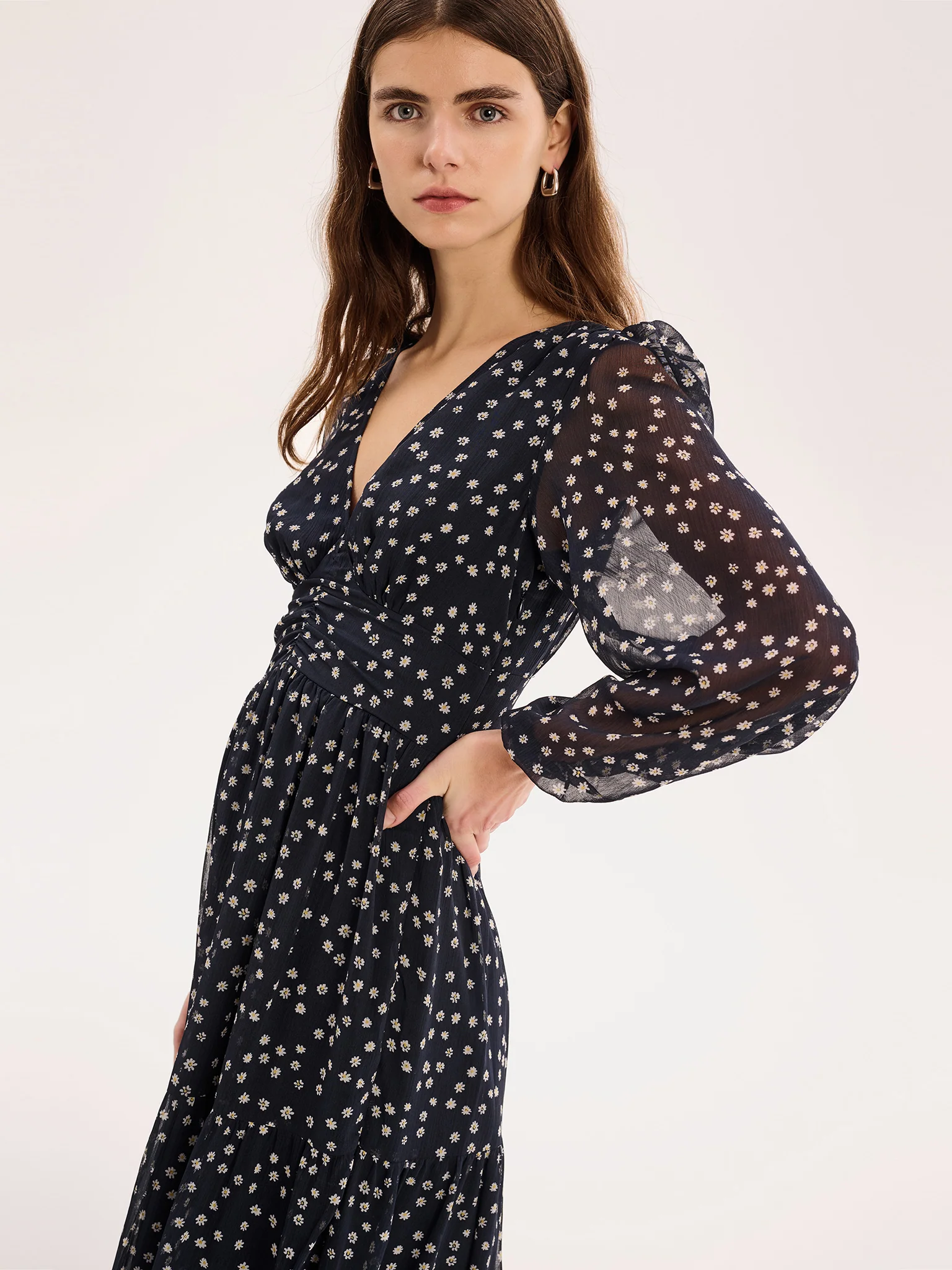 Marco Dress in Navy - Image 4