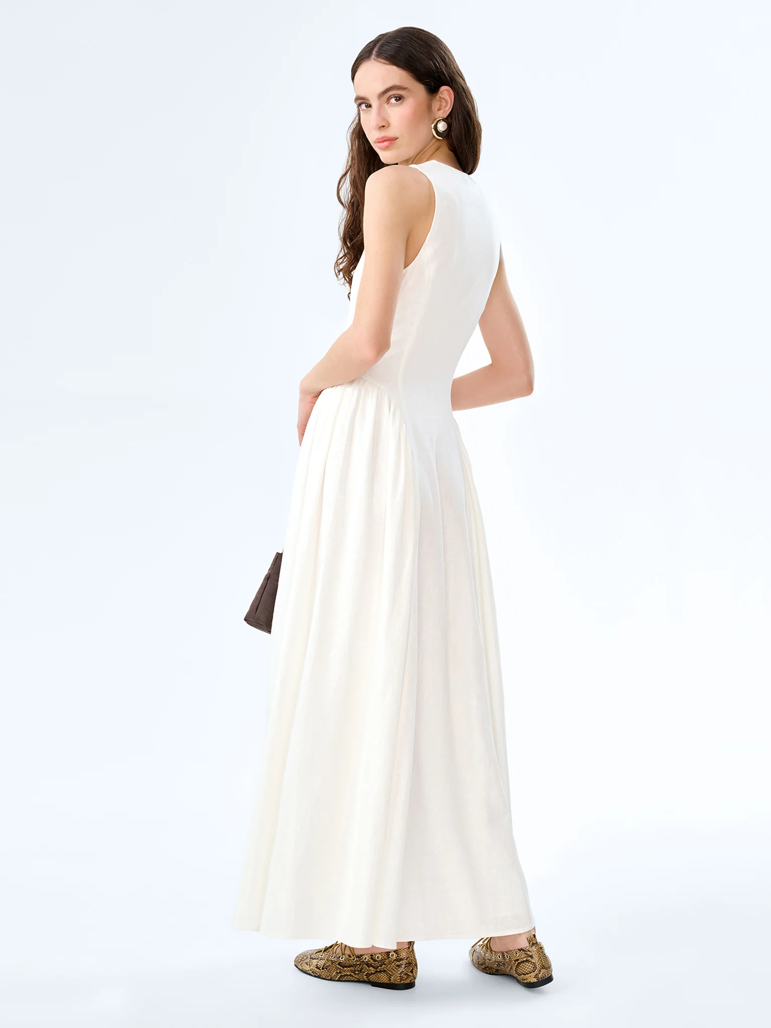 Margate Dress in White - Image 4