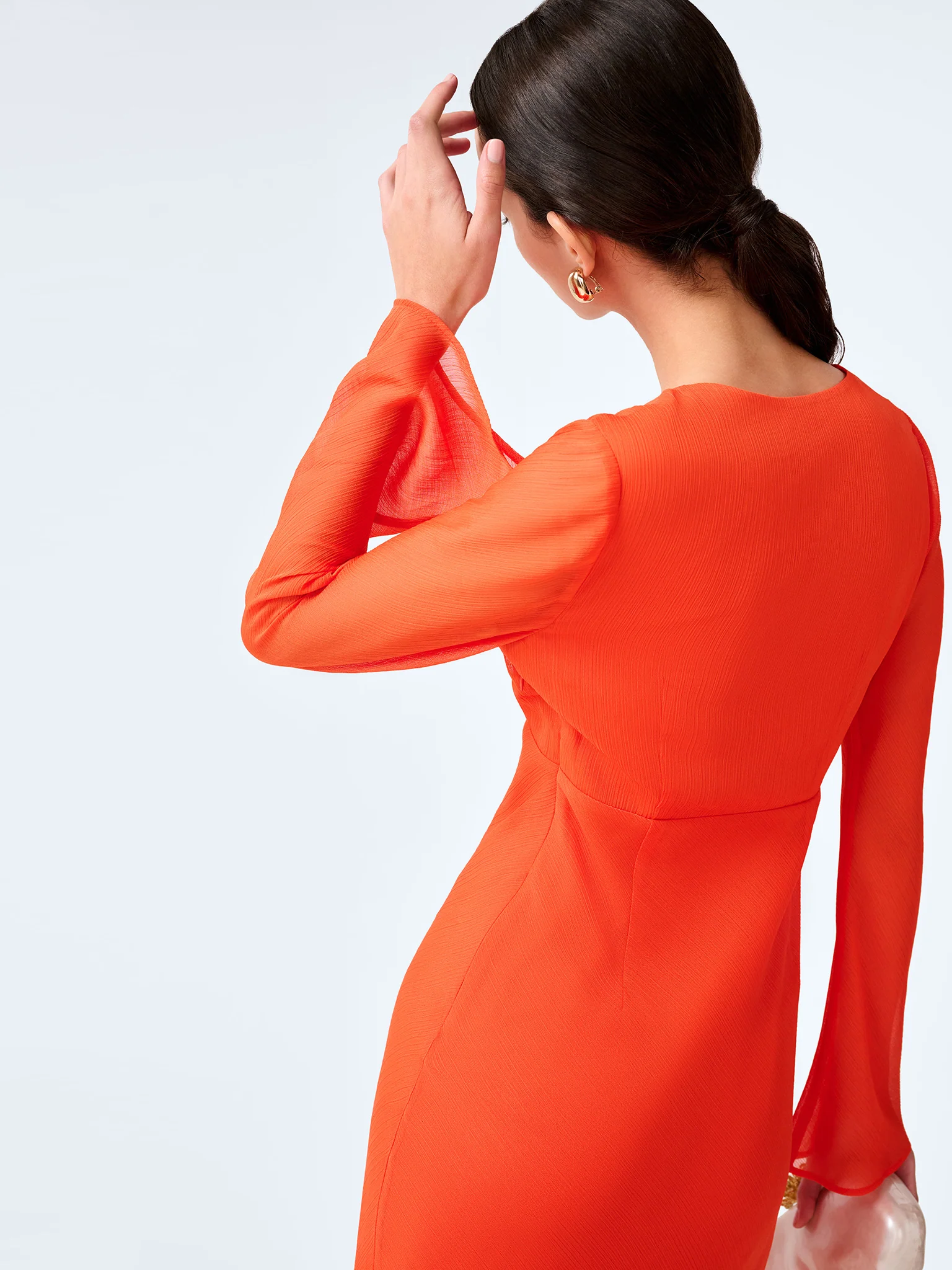 Marj Dress in Tangerine - Image 3
