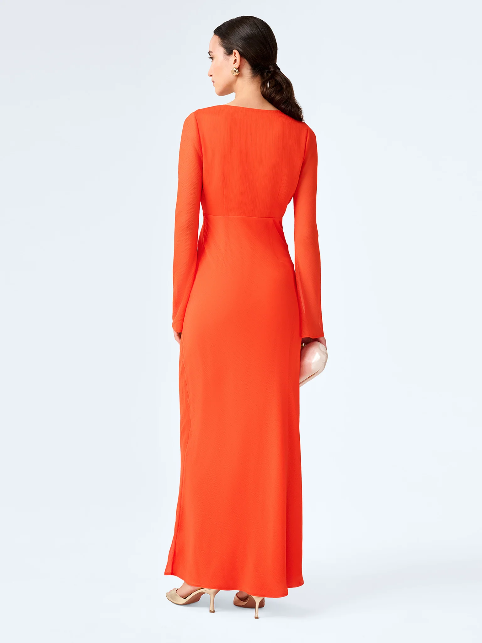 Marj Dress in Tangerine - Image 5