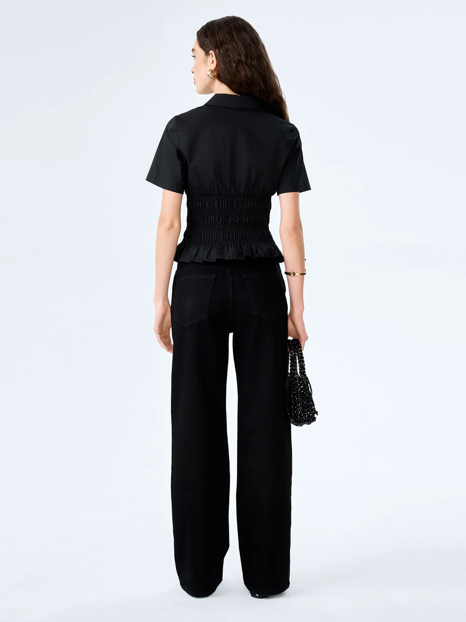 Merida Blouse in Black - Image 3