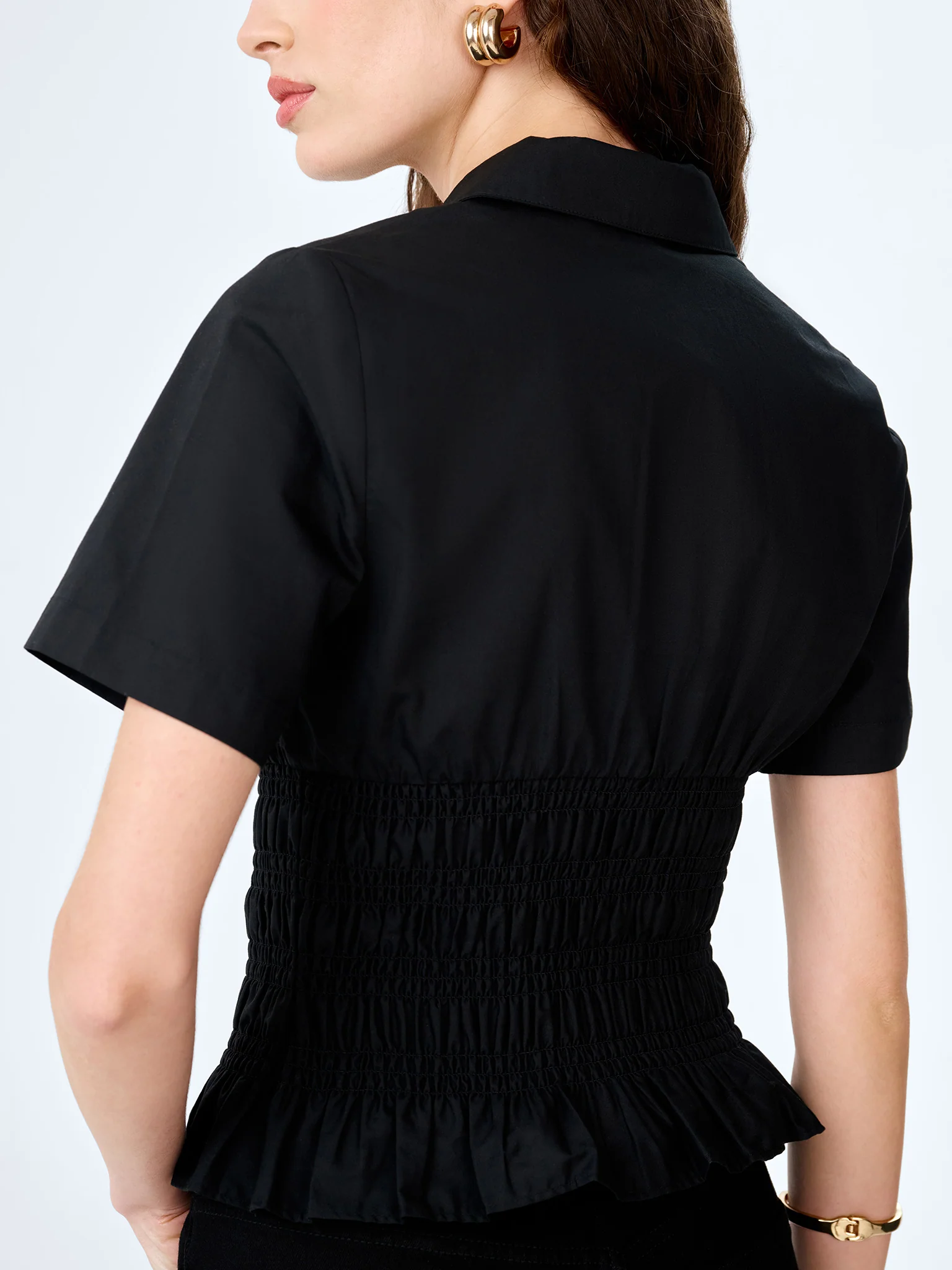 Merida Blouse in Black - Image 6