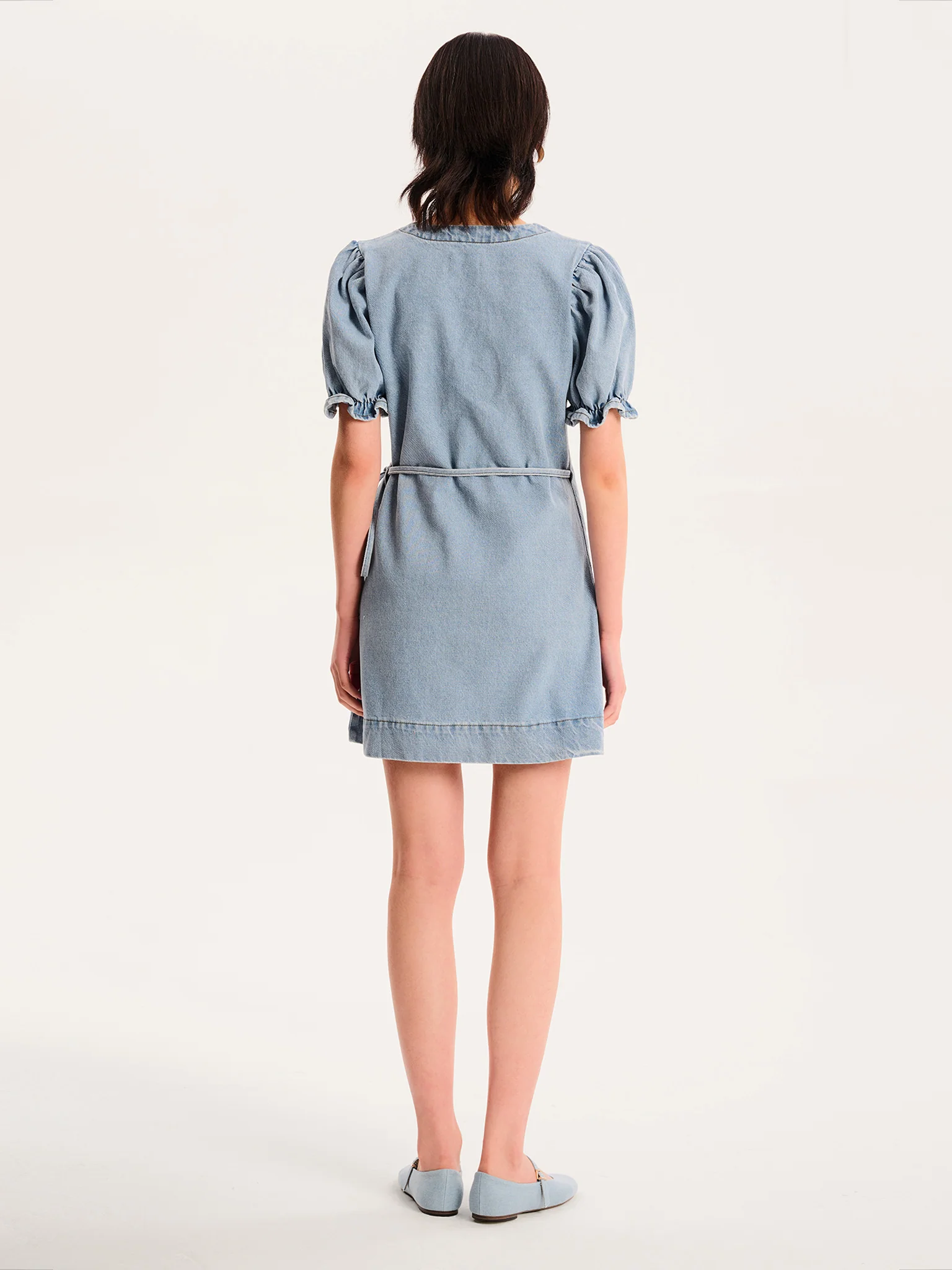 Mikayla Dress in Light Wash - Image 3