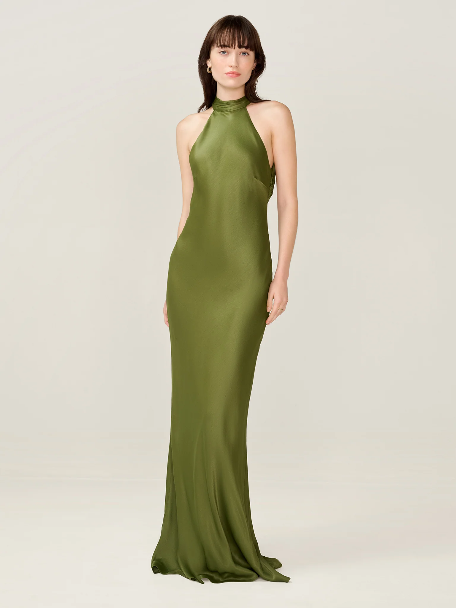 Milos Dress in Pear Green