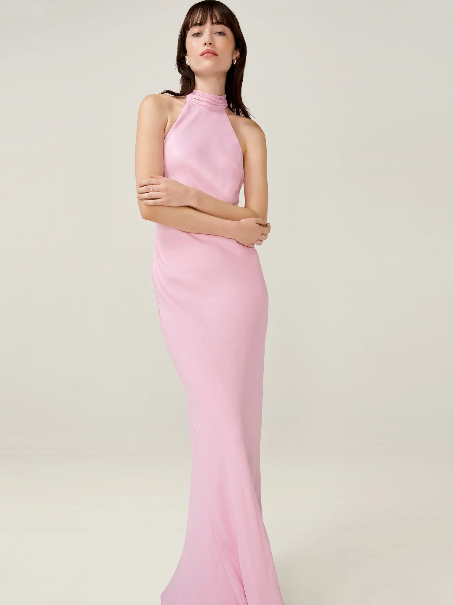 Milos Dress in Vintage Pink - Image 3