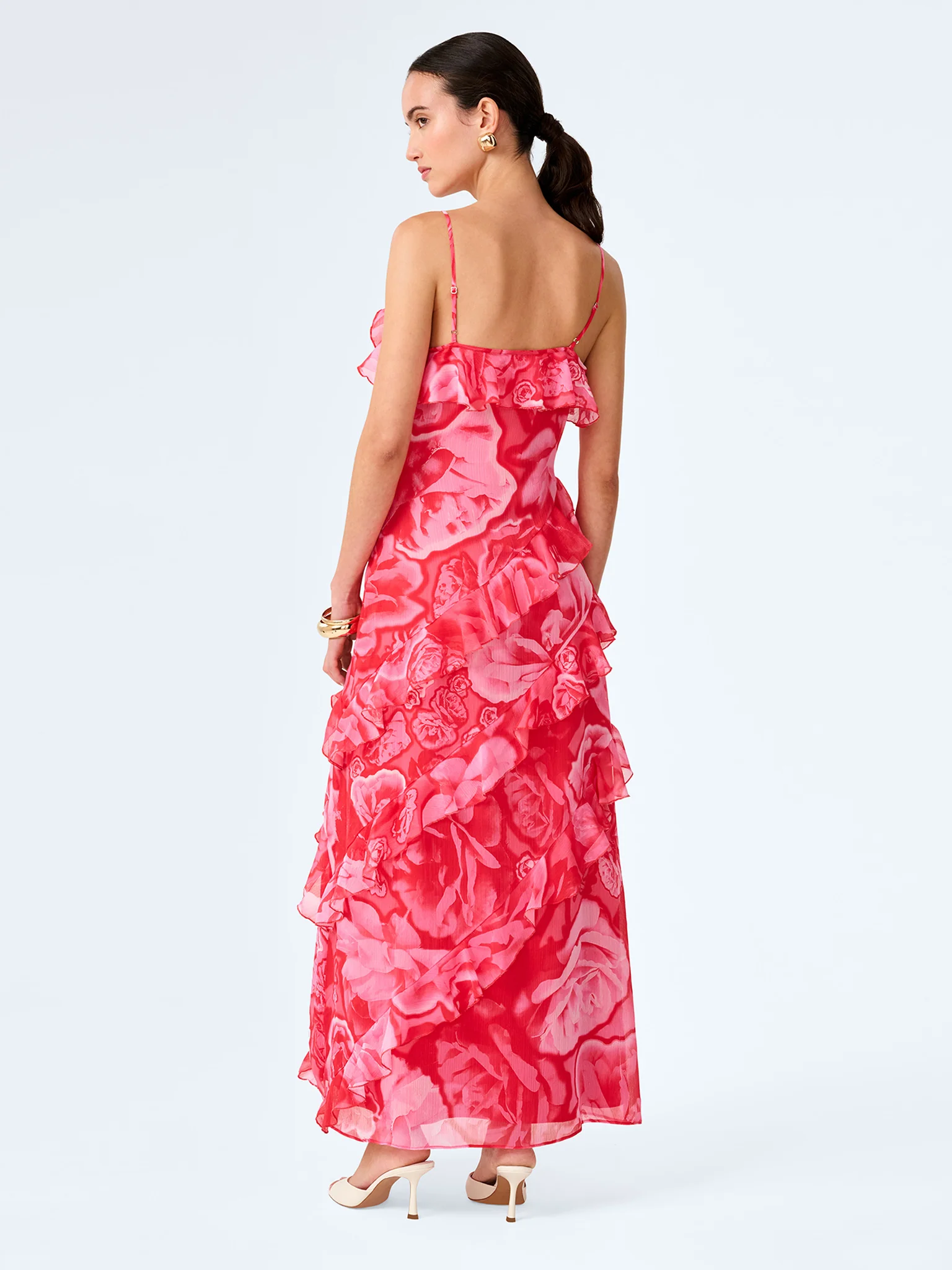 Missy Dress in Photographic Floral - Image 5