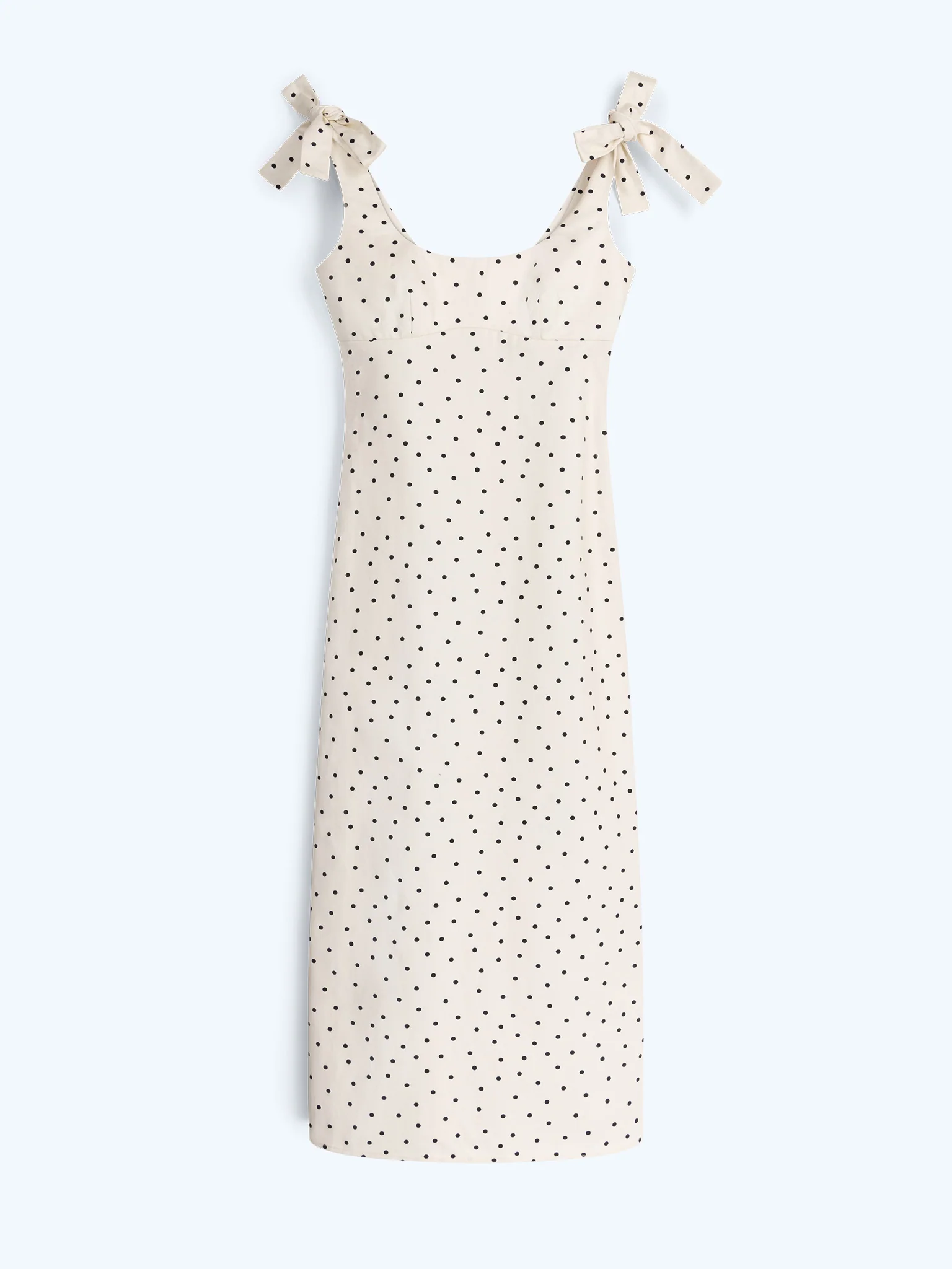 Morgane Dress in White Polka Dot - Image 6