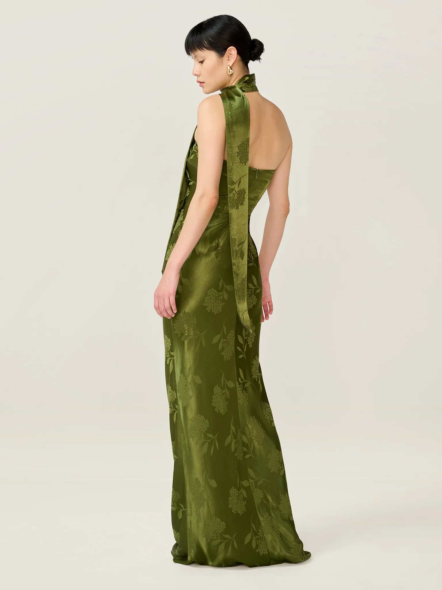 Myla Dress in Pear Green - Image 5