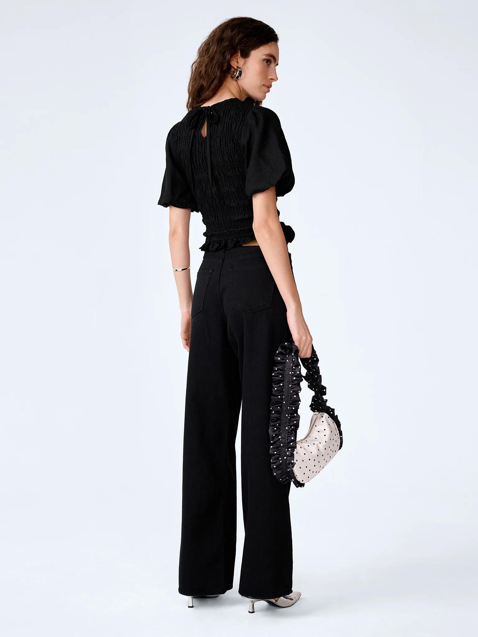 Nicolla Top in Black - Image 4