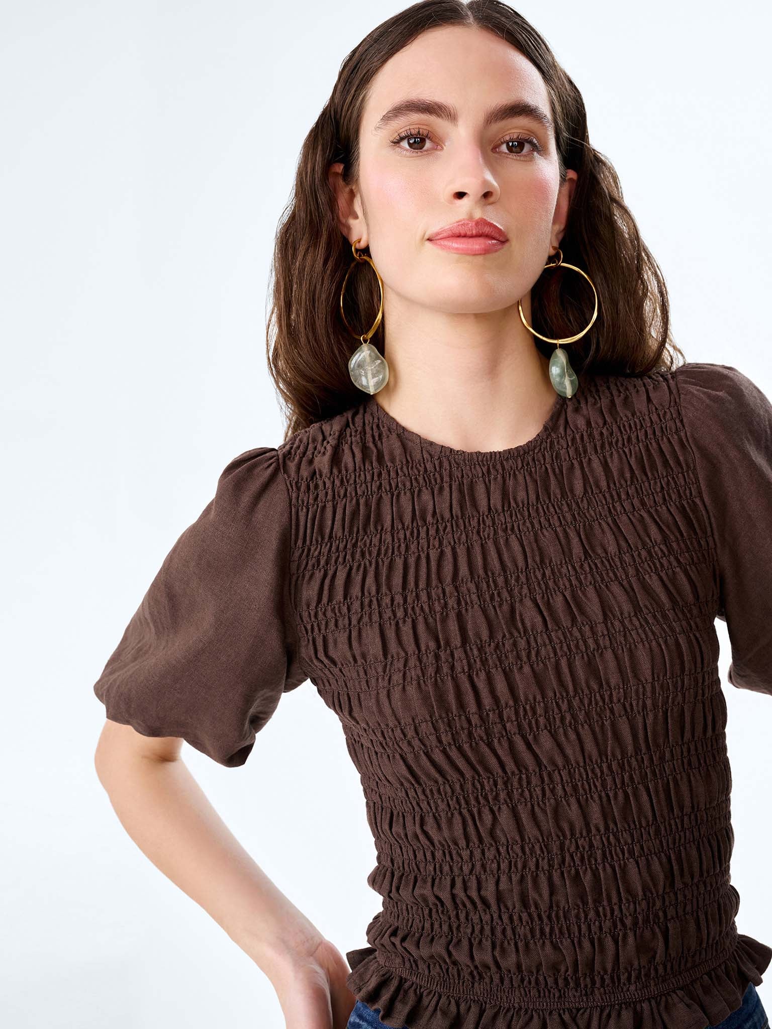 Nicolla Top in Chocolate - Image 3