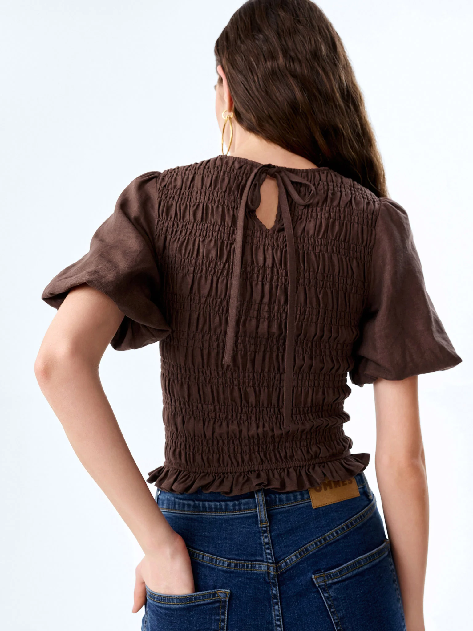 Nicolla Top in Chocolate - Image 6