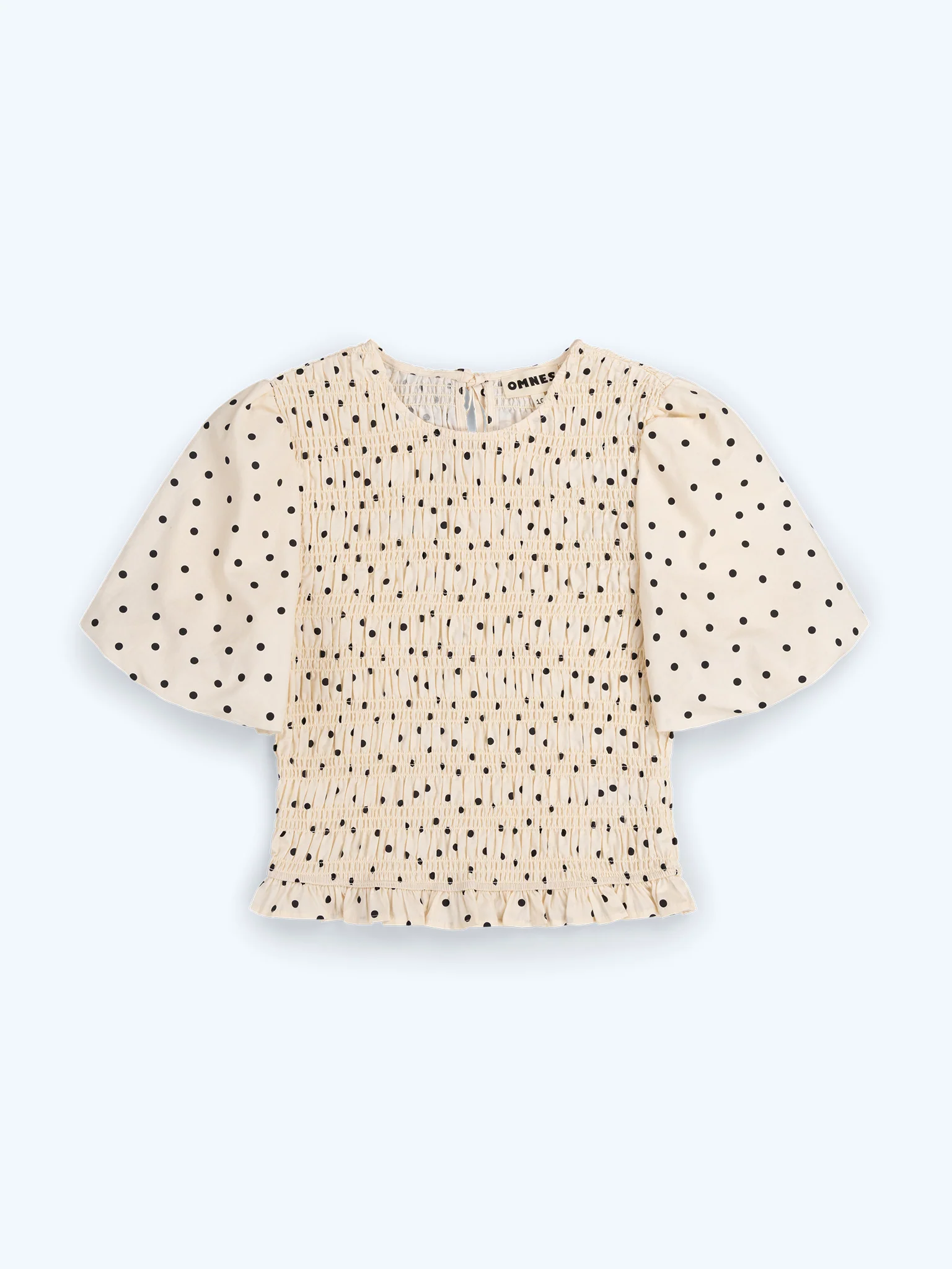 Nicolla Top in White Polka Dot - Image 6