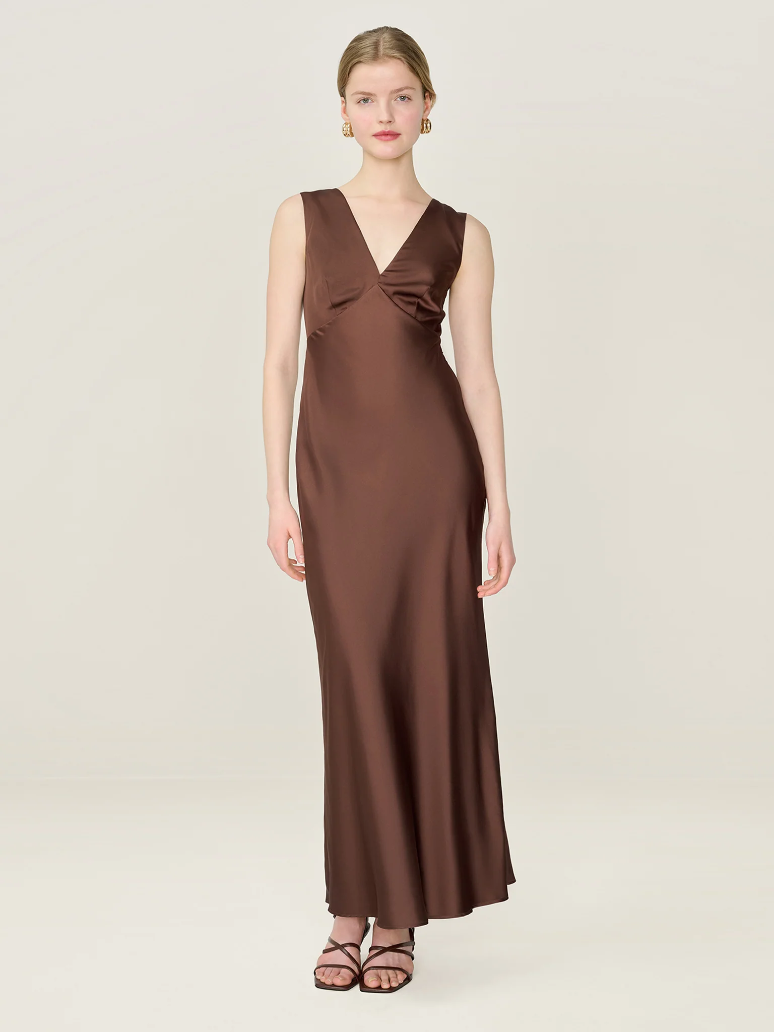 Nova Dress in Chocolate