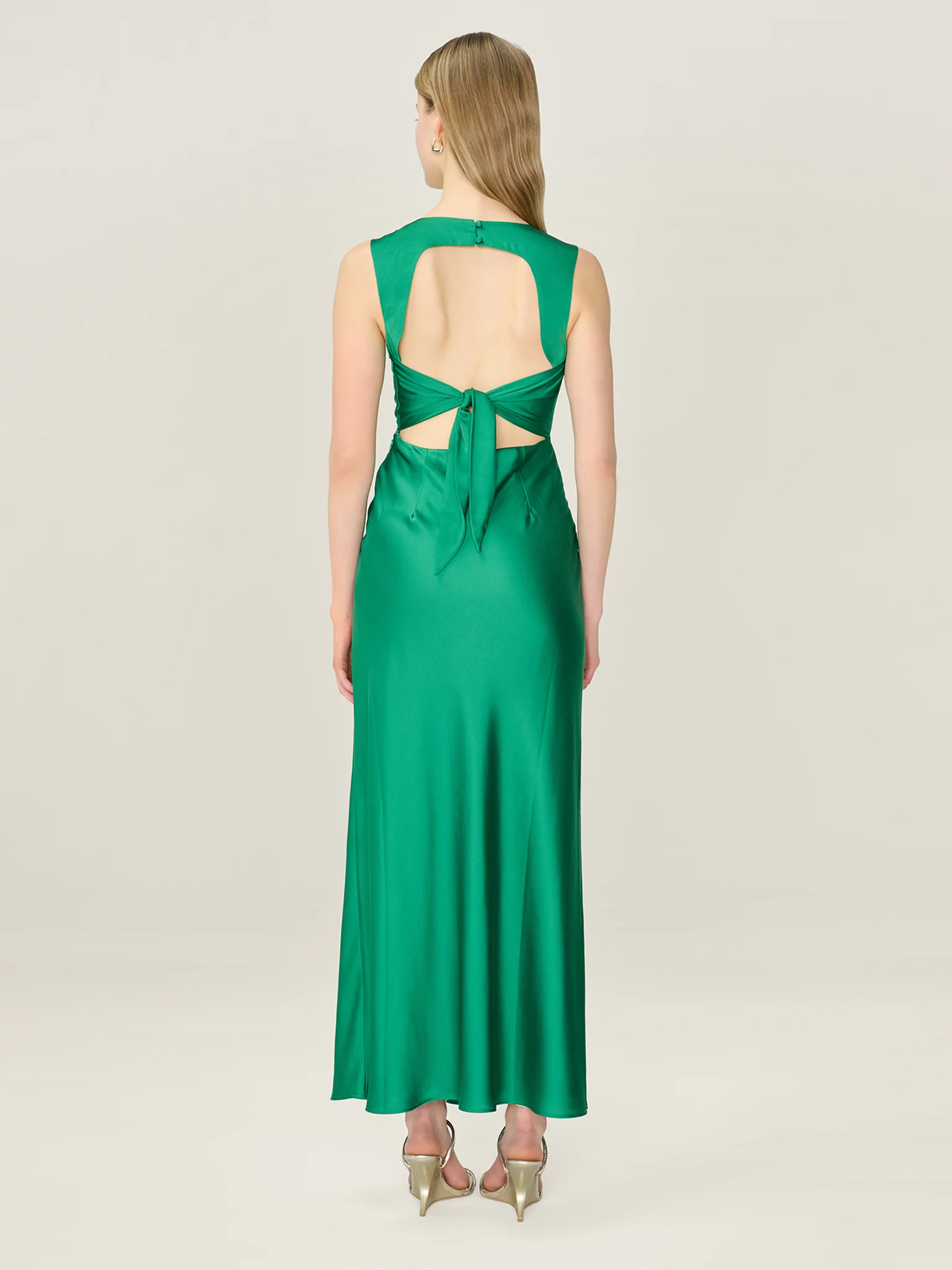 Nova Dress in Emerald Green - Image 2