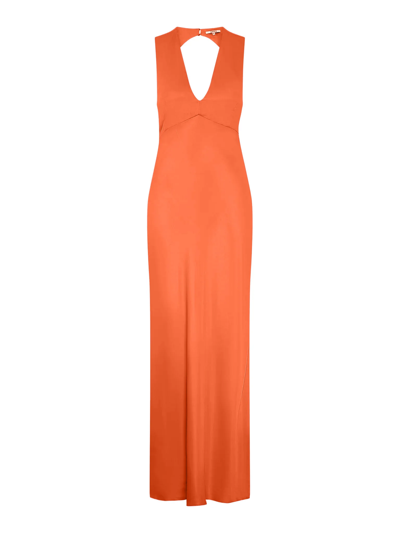 Nova Tie Back Dress in Burnt Orange - Image 5