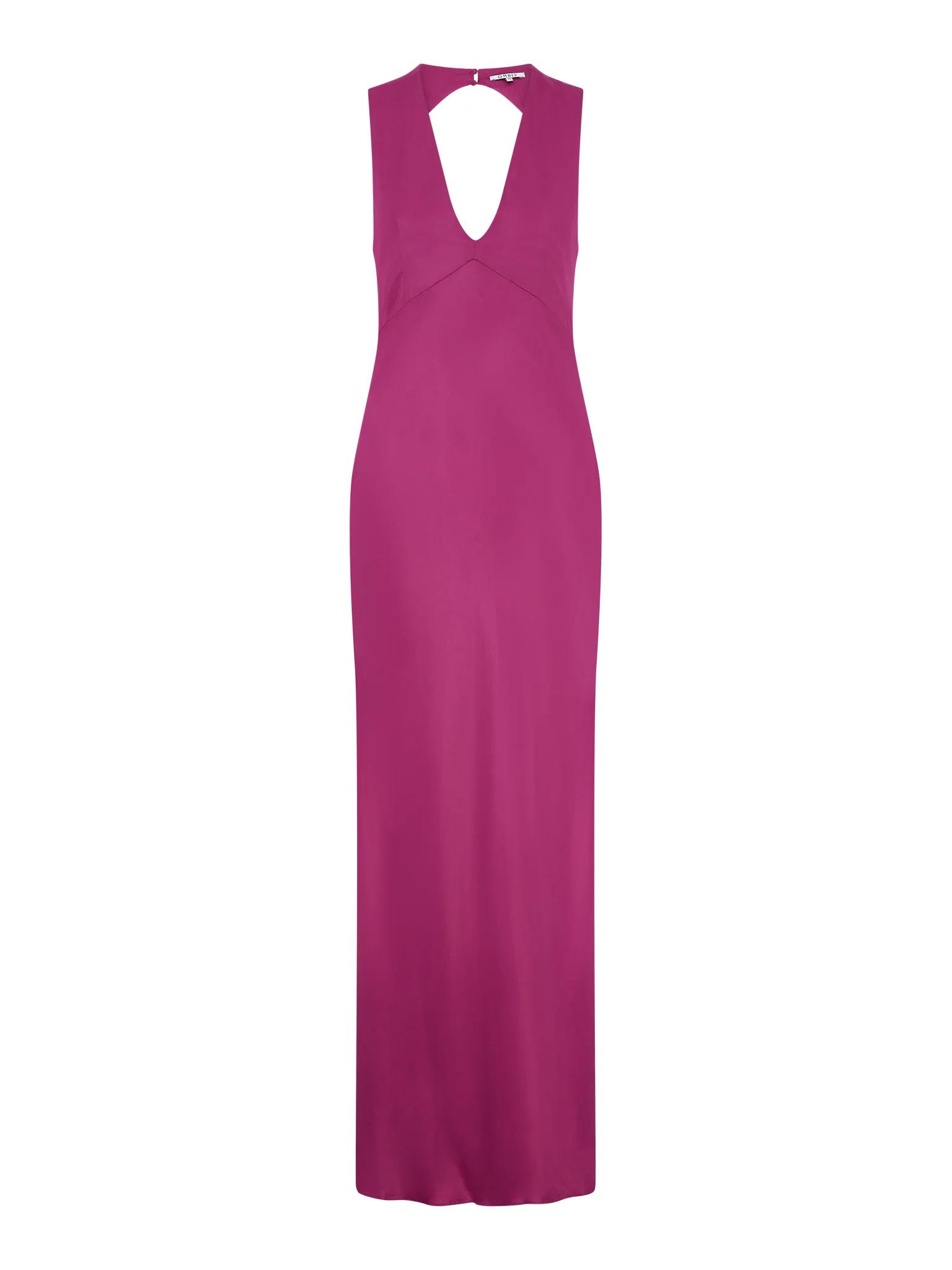 Nova Tie Back Dress in Magenta - Image 6