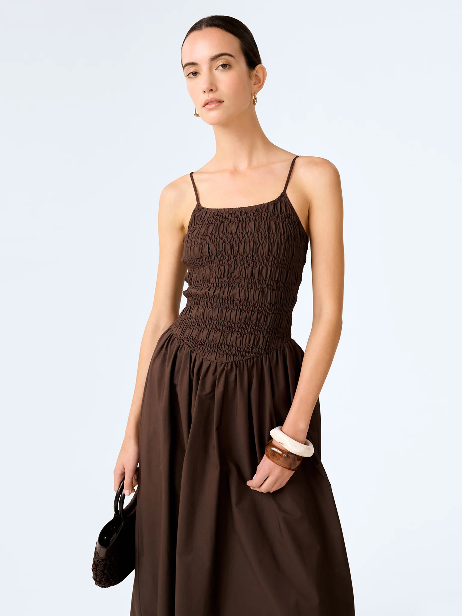 Paulina Dress in Chocolate - Image 5