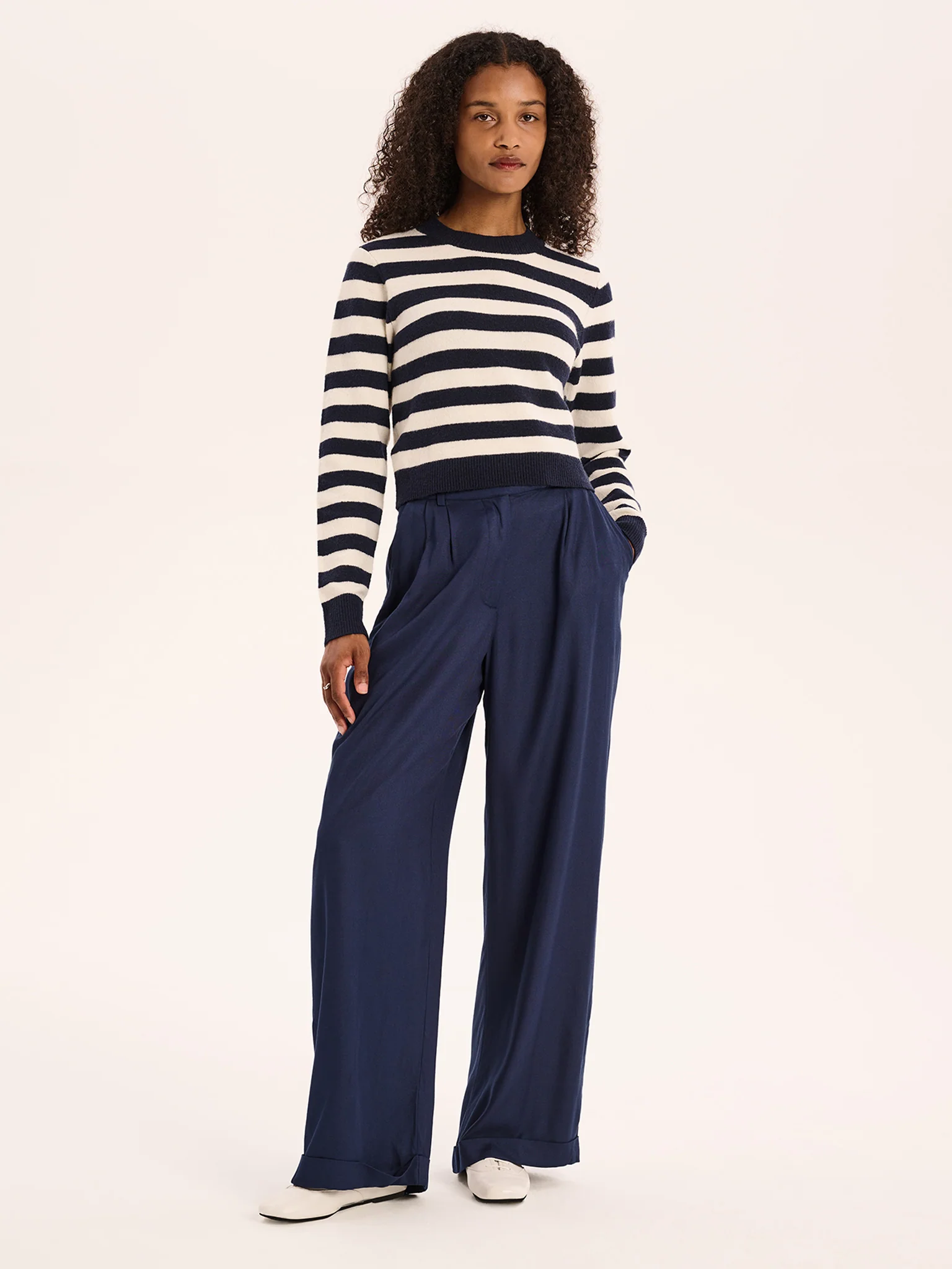 Pia Stripe Jumper - Image 2