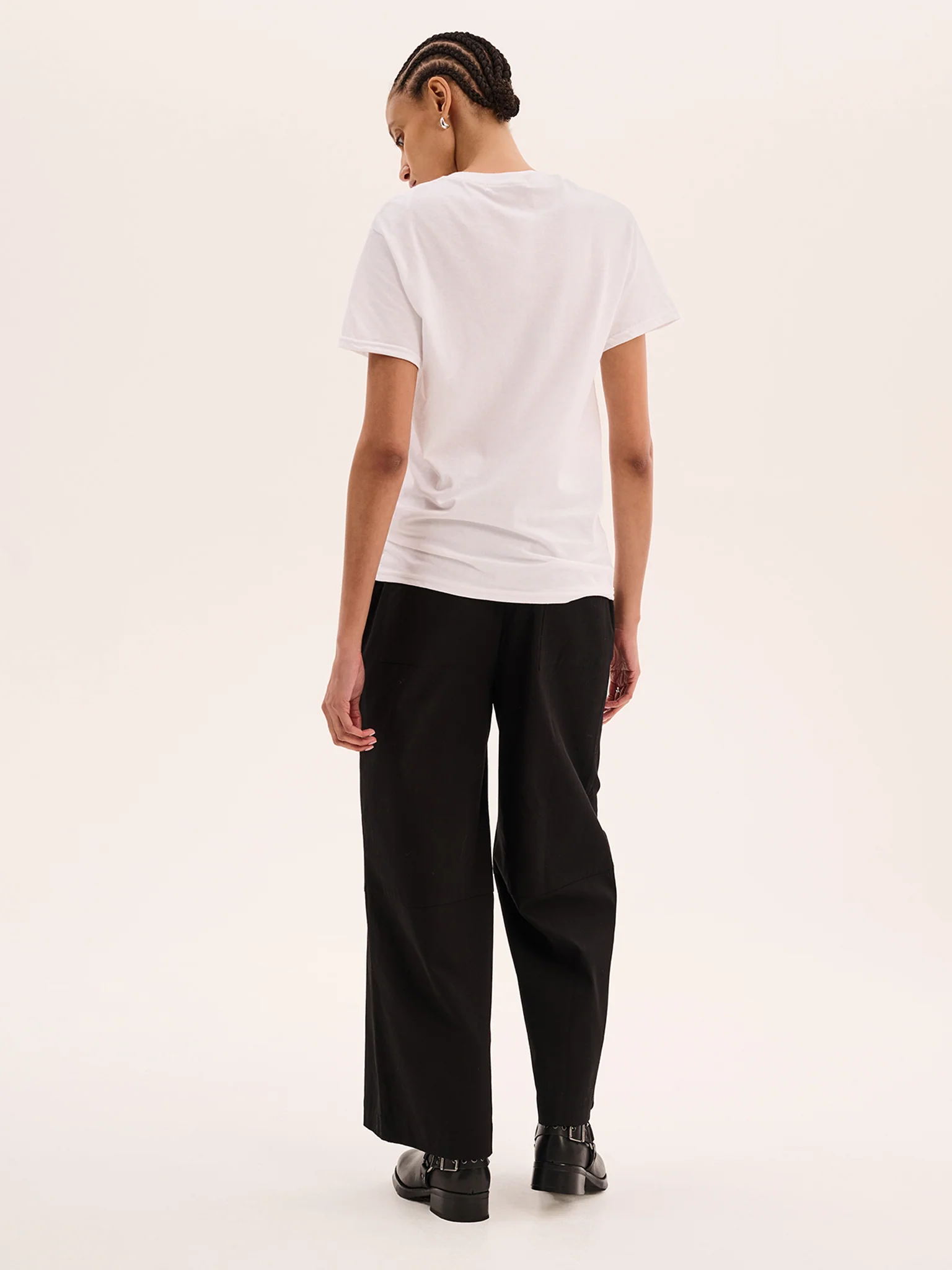 Jack Boyfriend Tee in White - Image 3