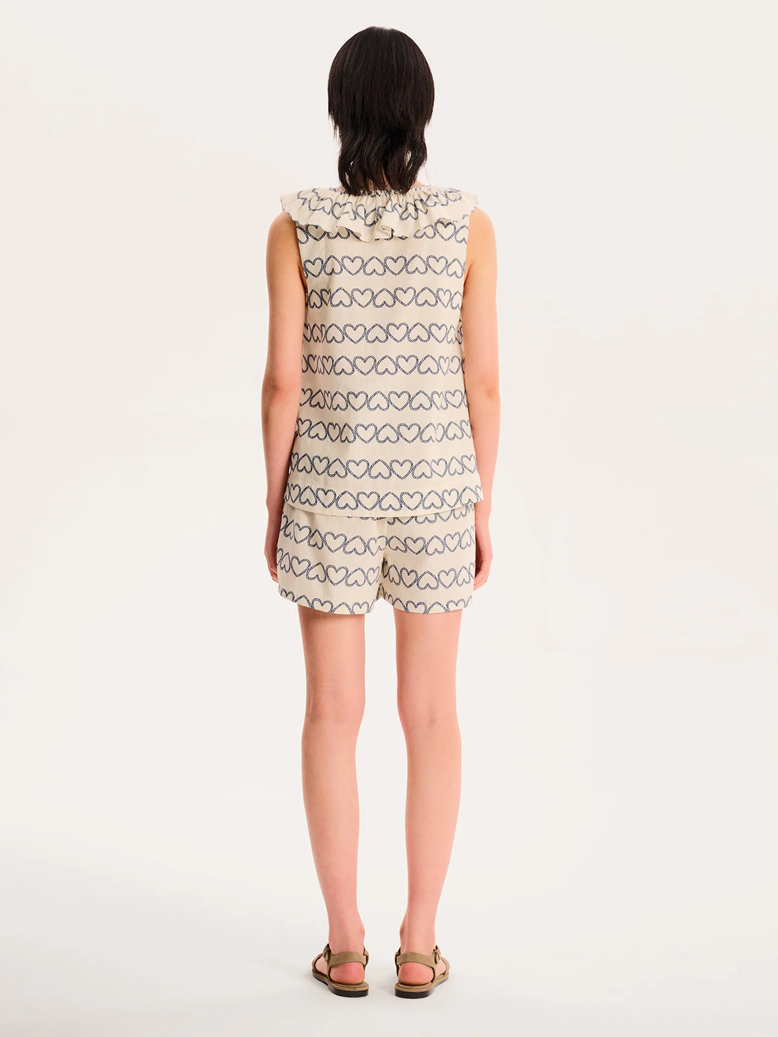 Rachael Heart Print Top - Image 3