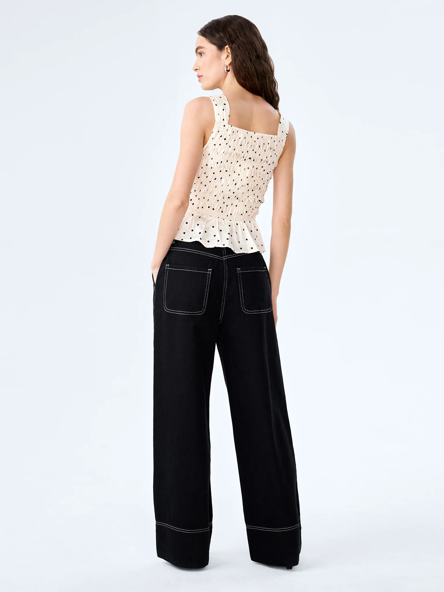 Rain Top in White Polka Dot - Image 6