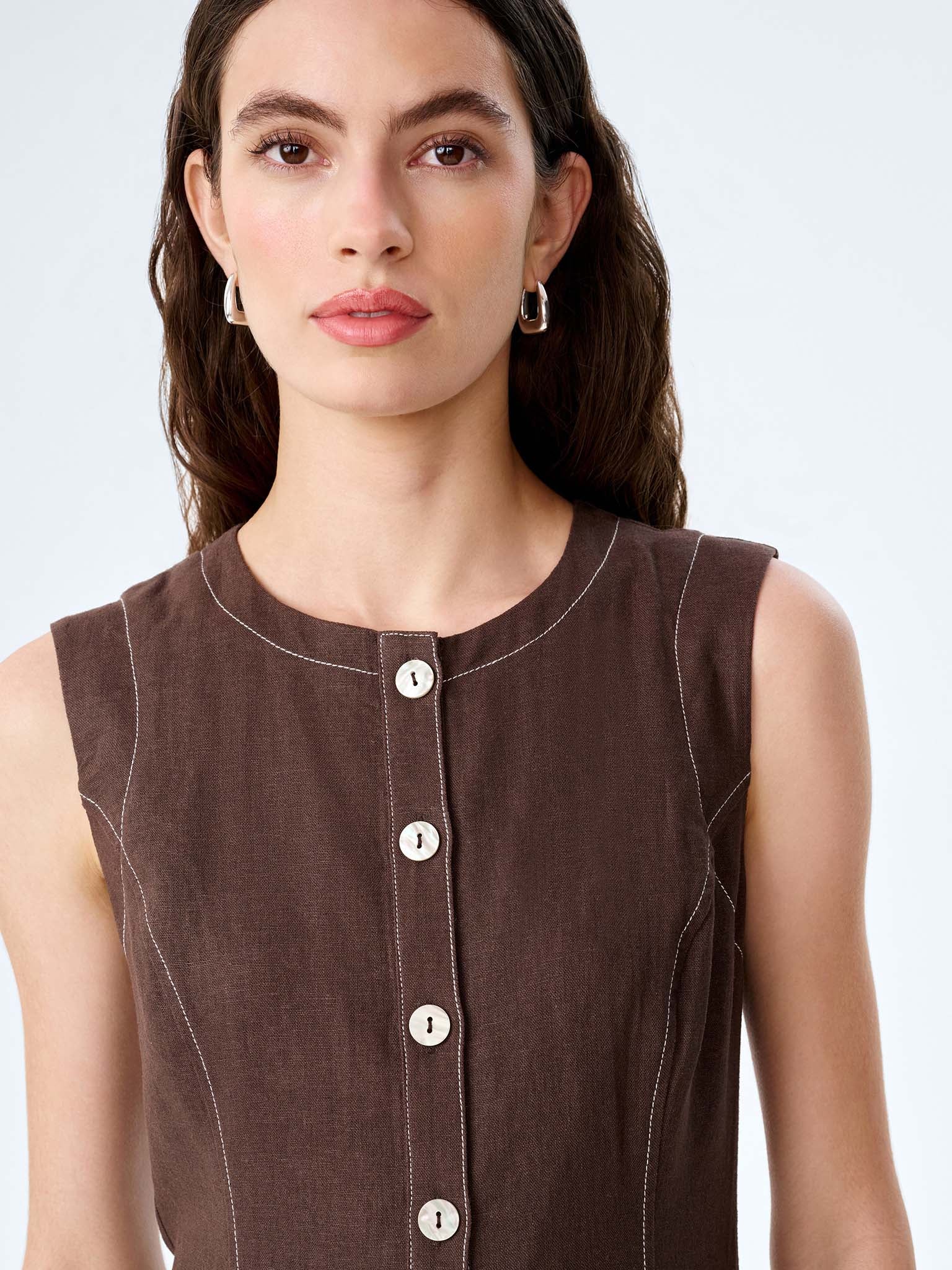Raphi Dress in Chocolate - Image 5