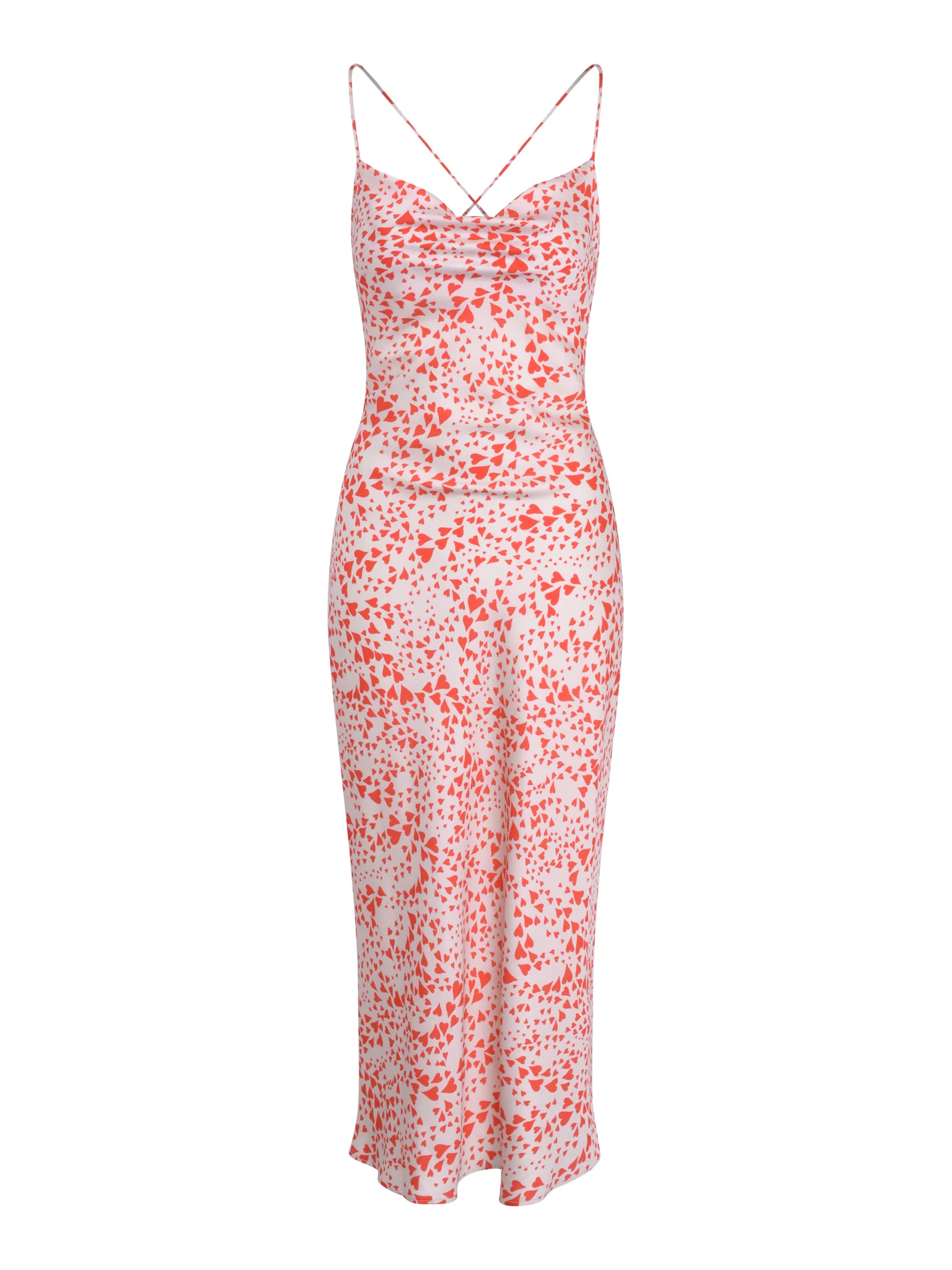 Riviera Midi Dress in Heart Print - Image 5