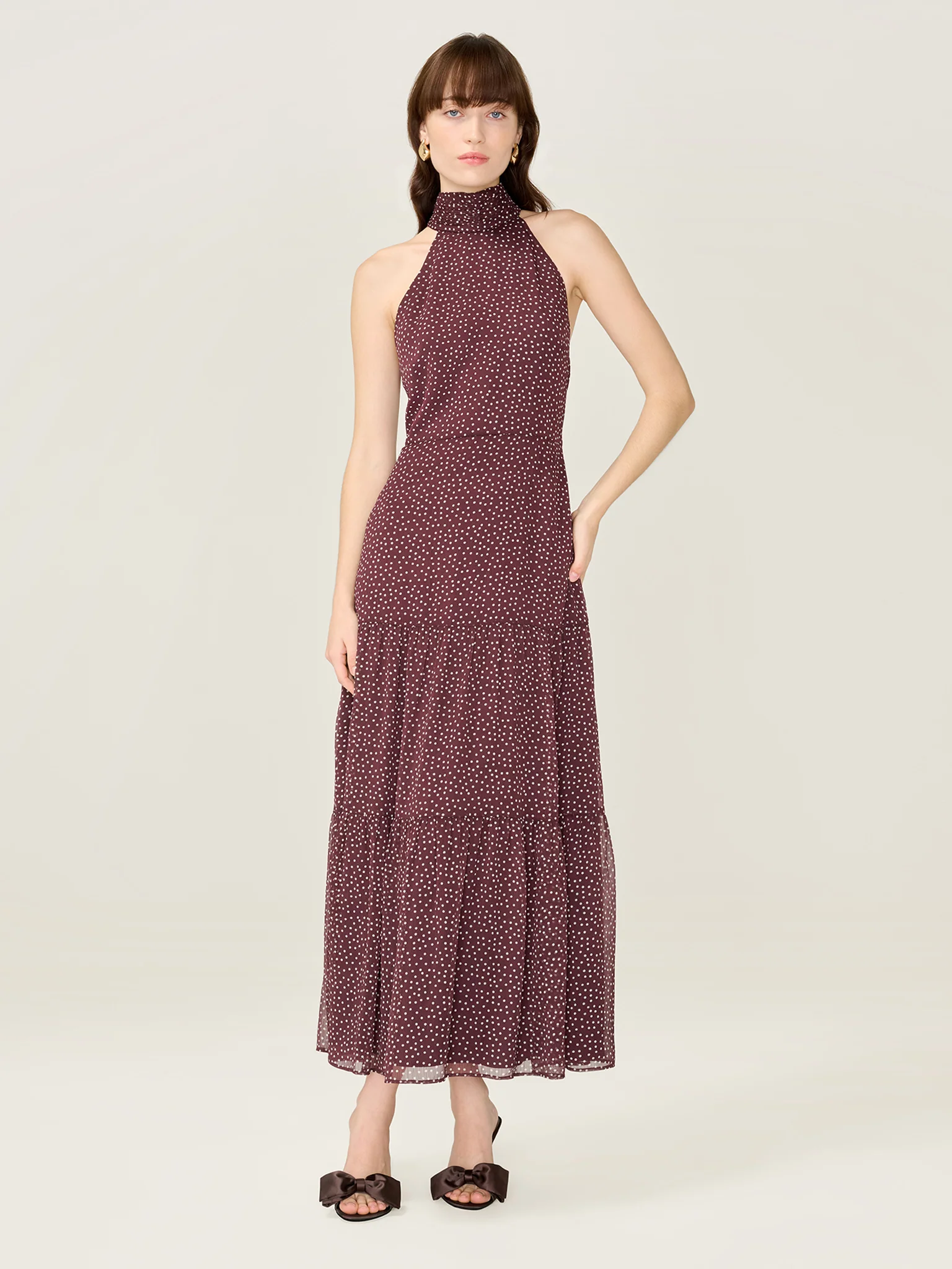 Romeo Dress in Chocolate