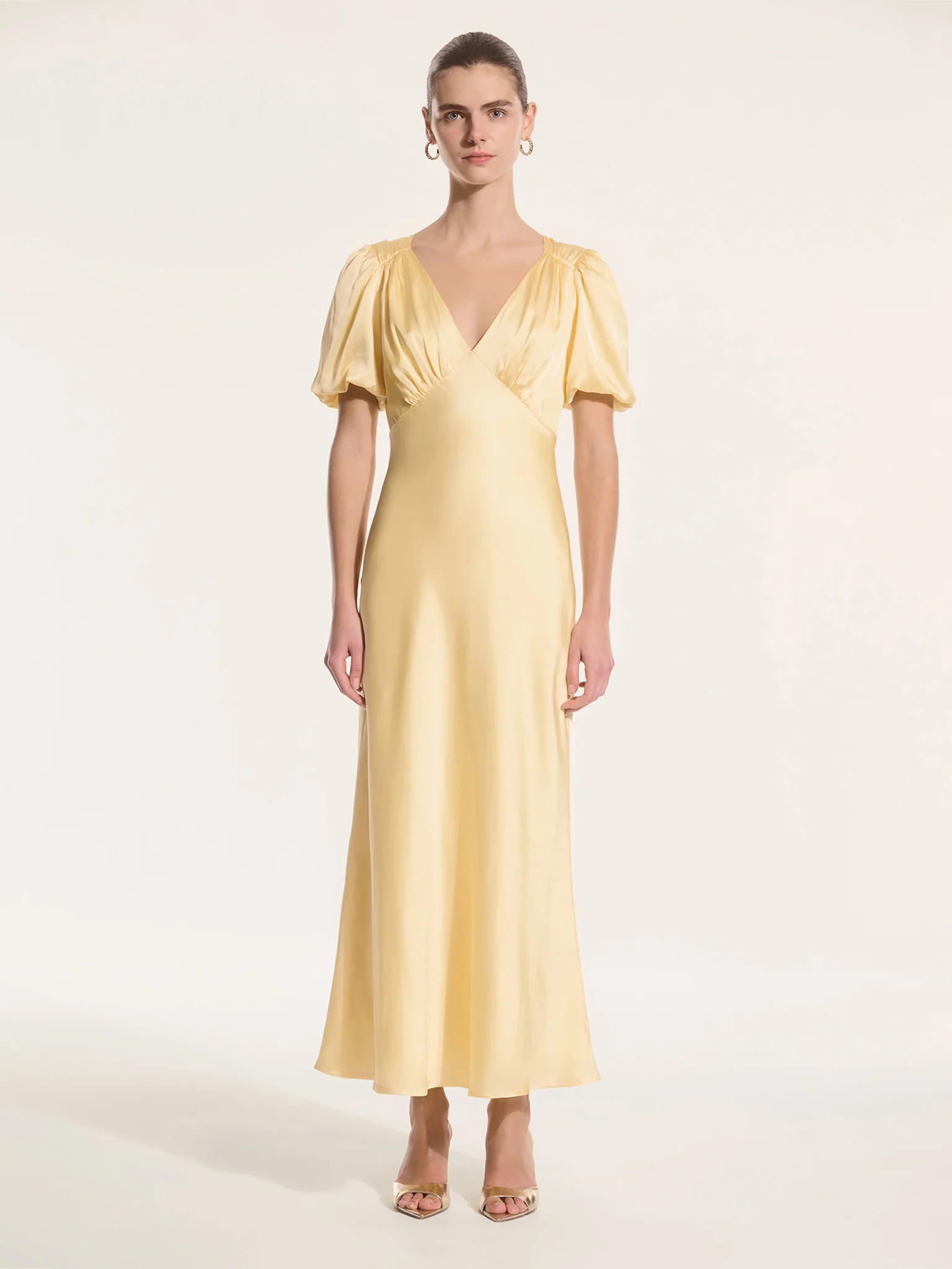 Rosie Dress in Vintage Yellow