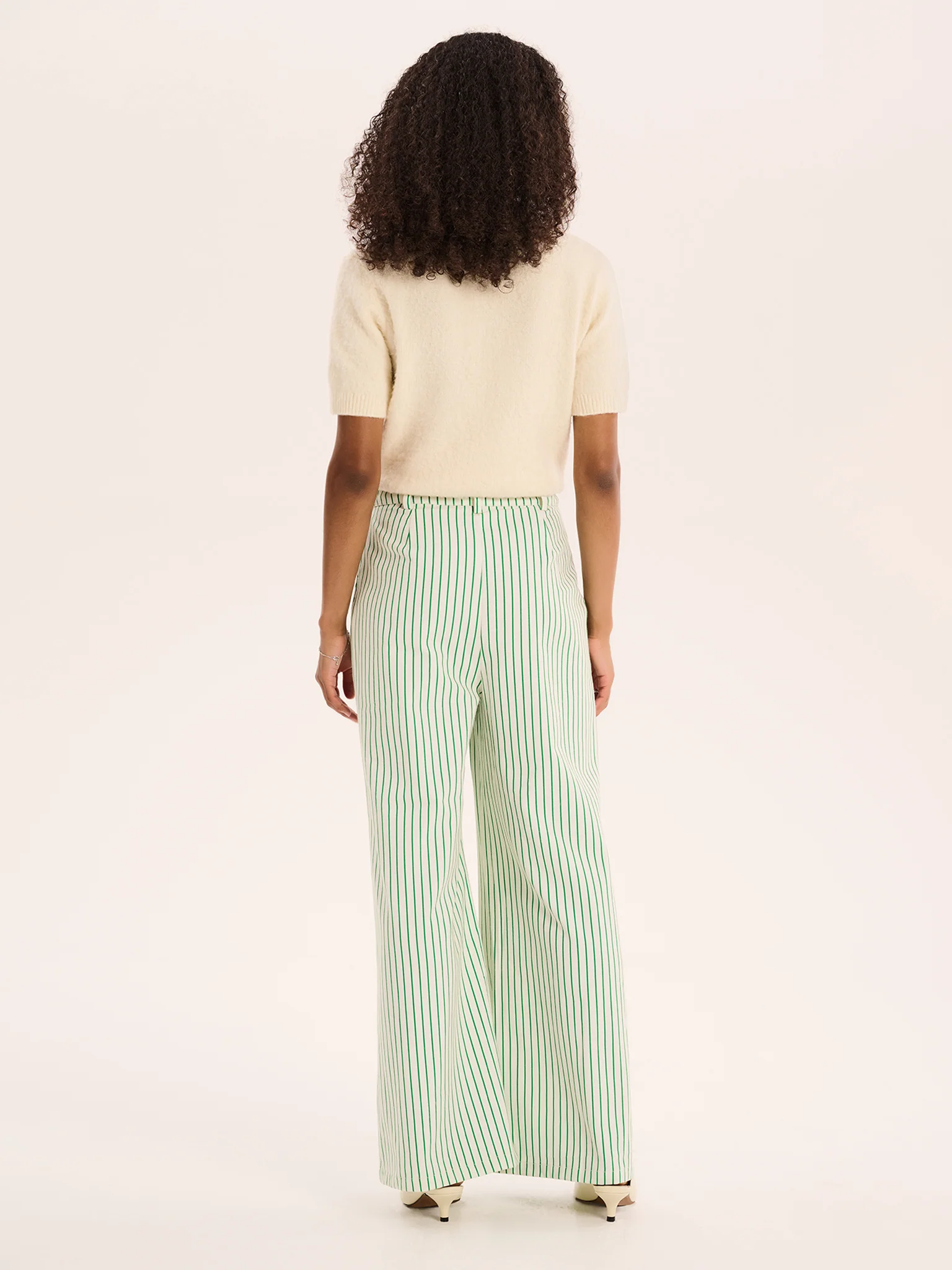 Samara Wide Leg Striped Trouser - Image 2