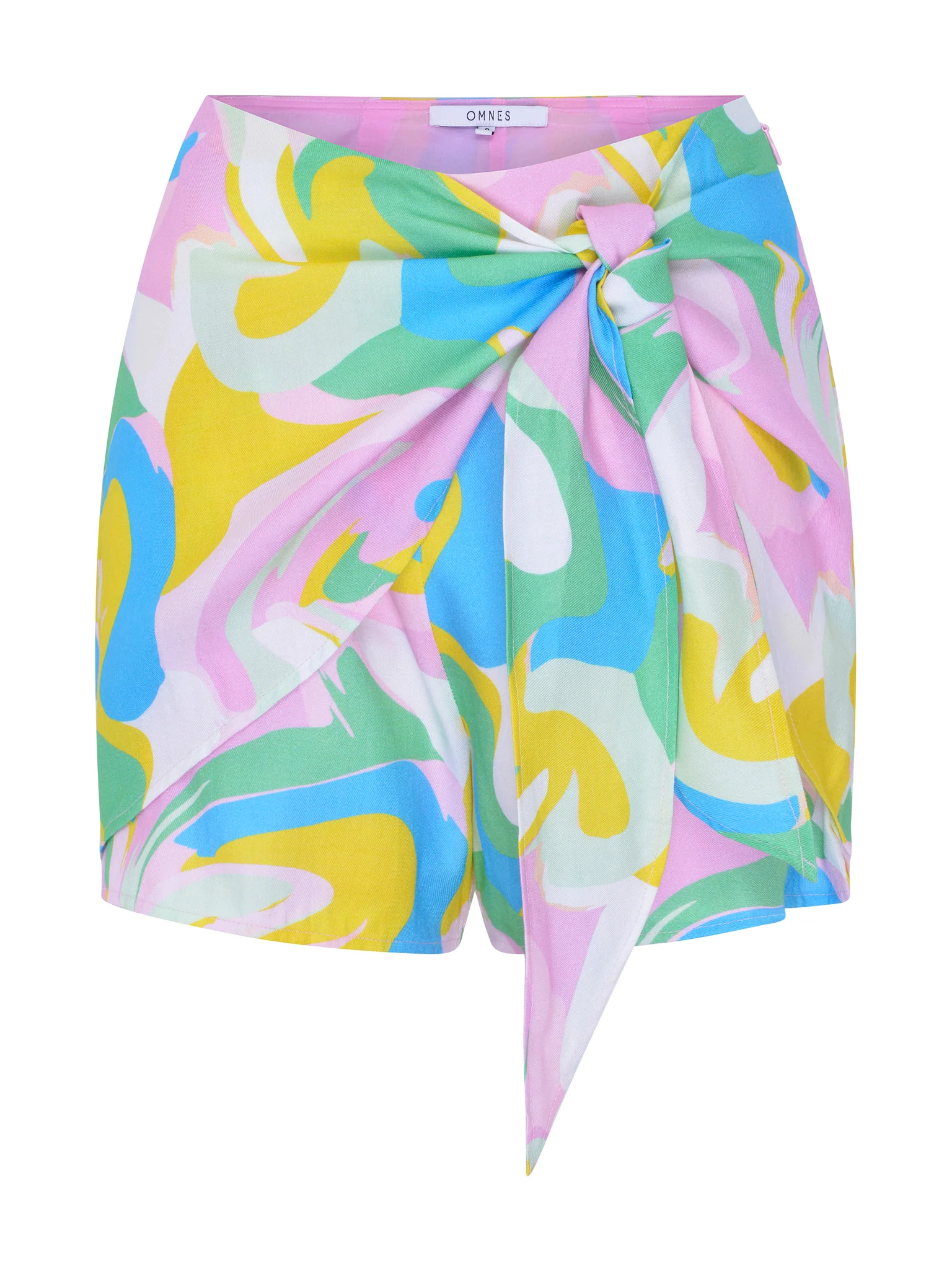 Samie Viscose Twill Wrap Front Short - Image 5