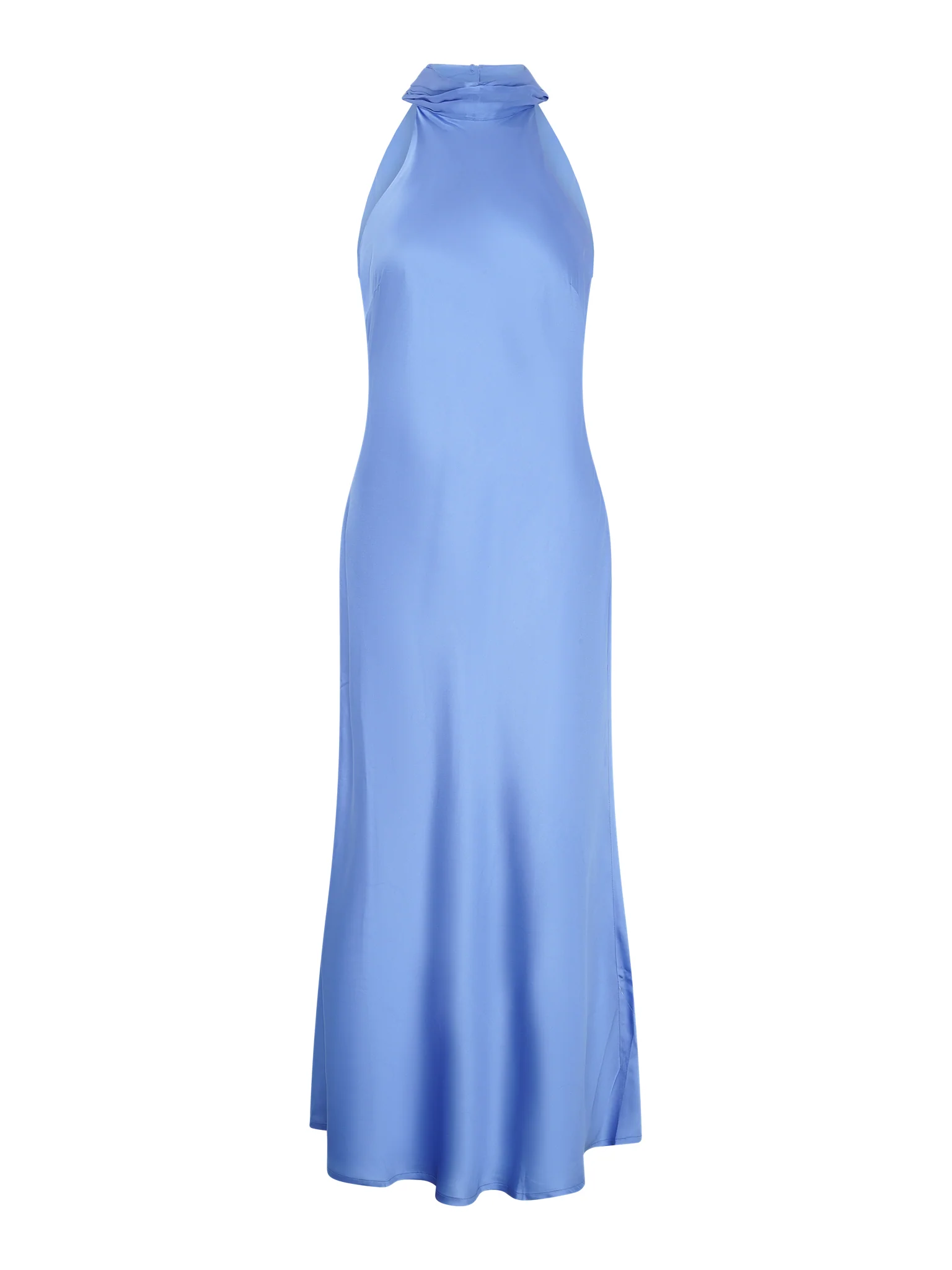 Seychelles Drape Back Detail Dress in Light Blue - Image 5