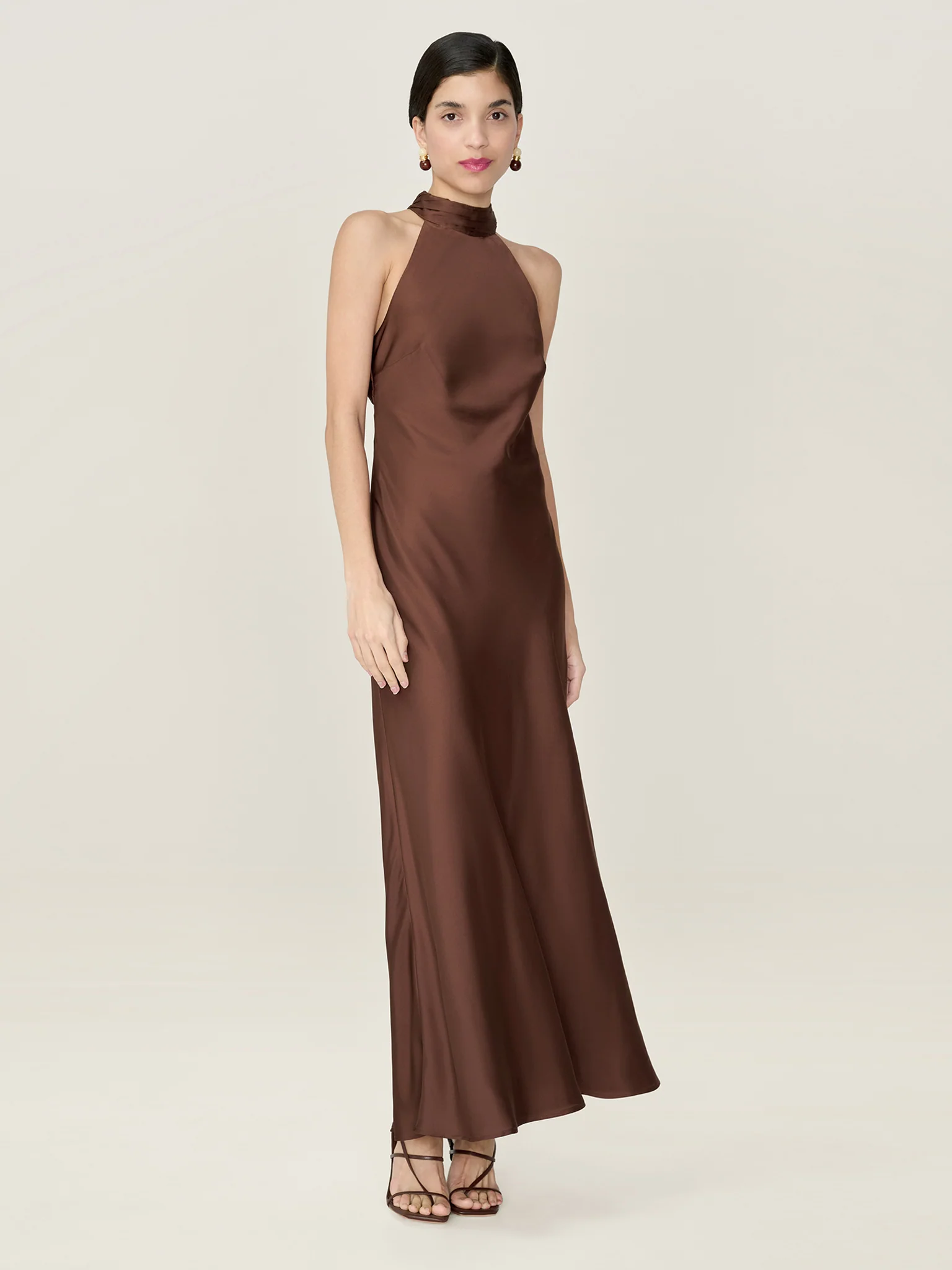 Seychelles Dress in Chocolate