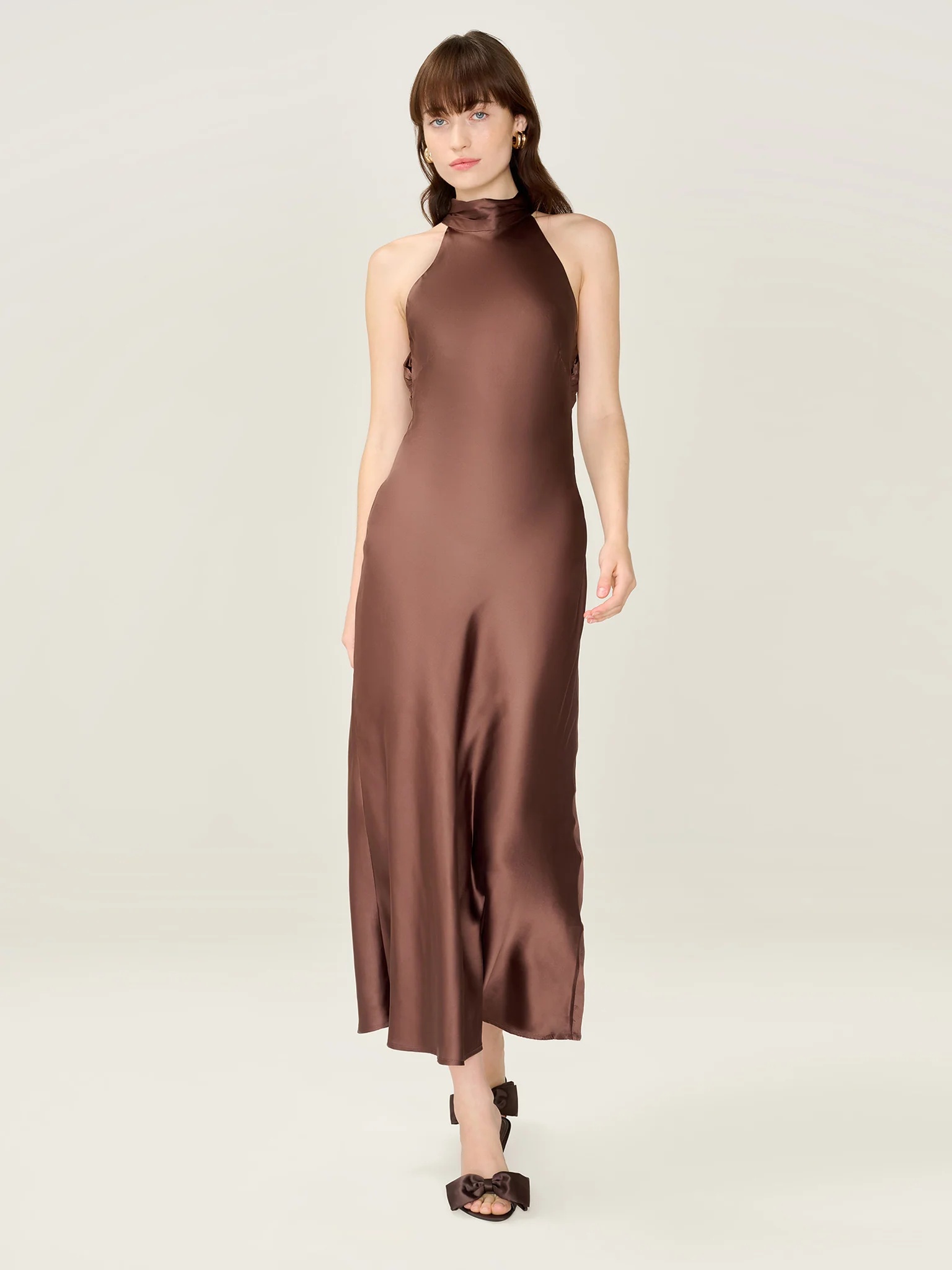 Seychelles Dress in Chocolate