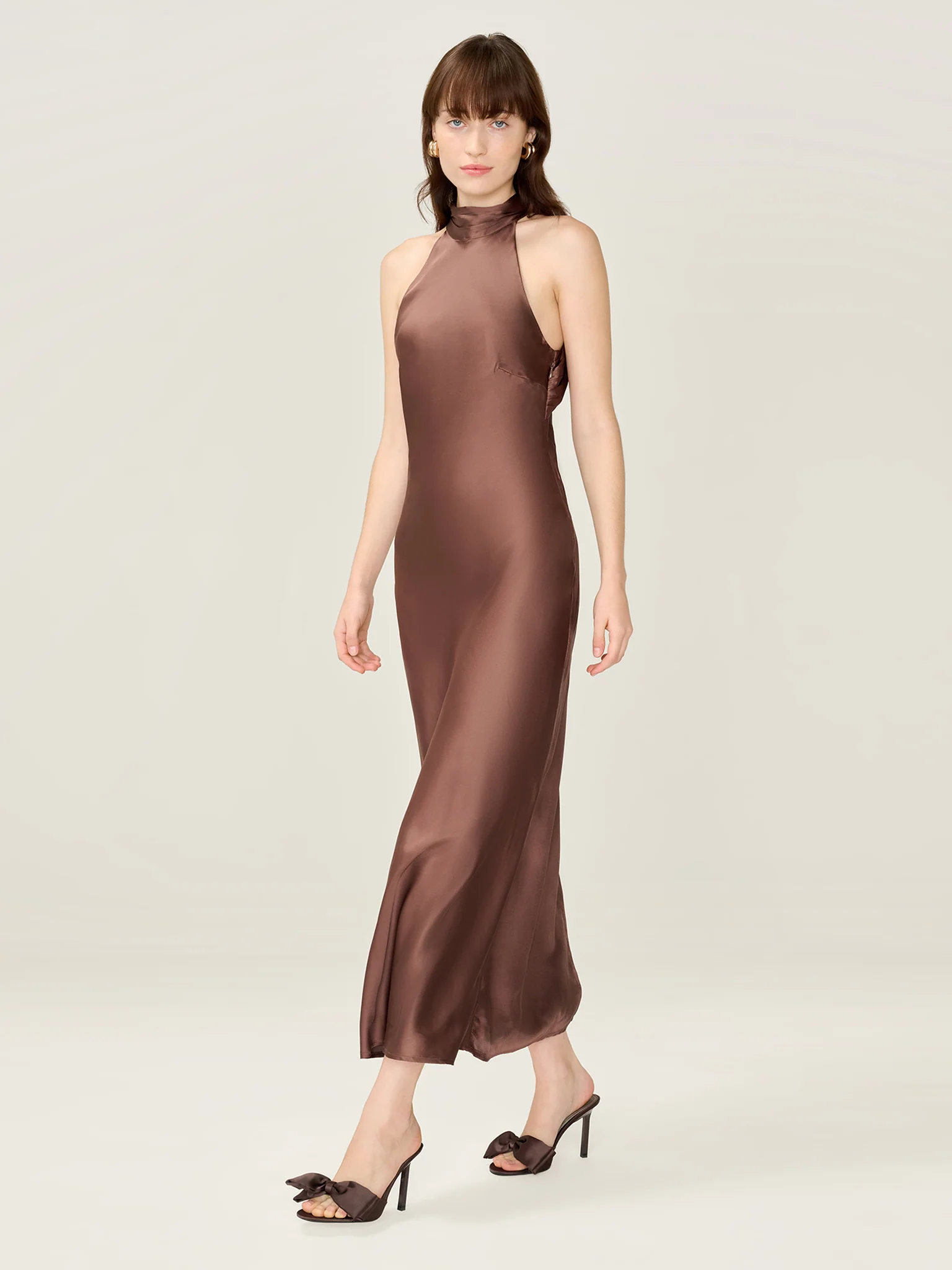 Seychelles Dress in Chocolate - Image 3