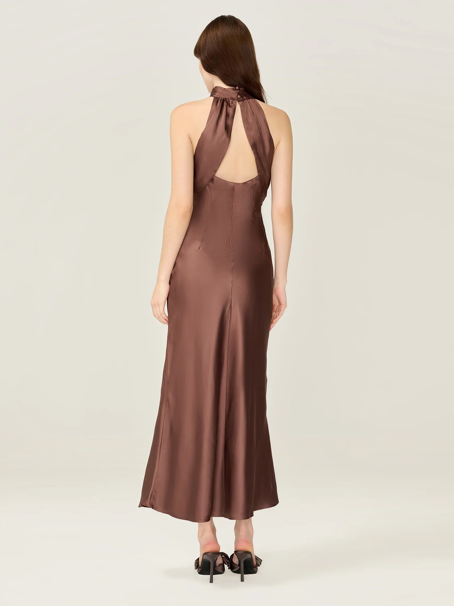 Seychelles Dress in Chocolate - Image 5