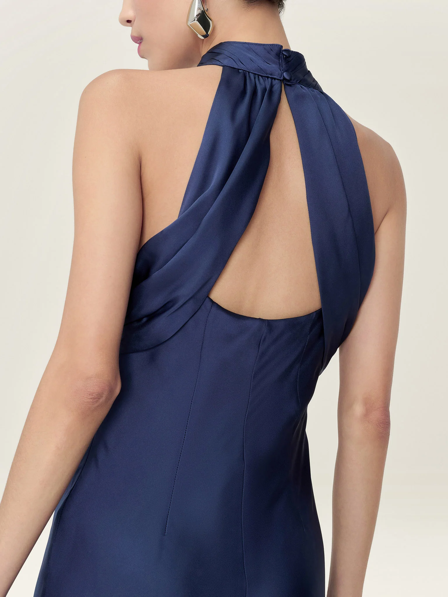 Seychelles Dress in Navy - Image 4