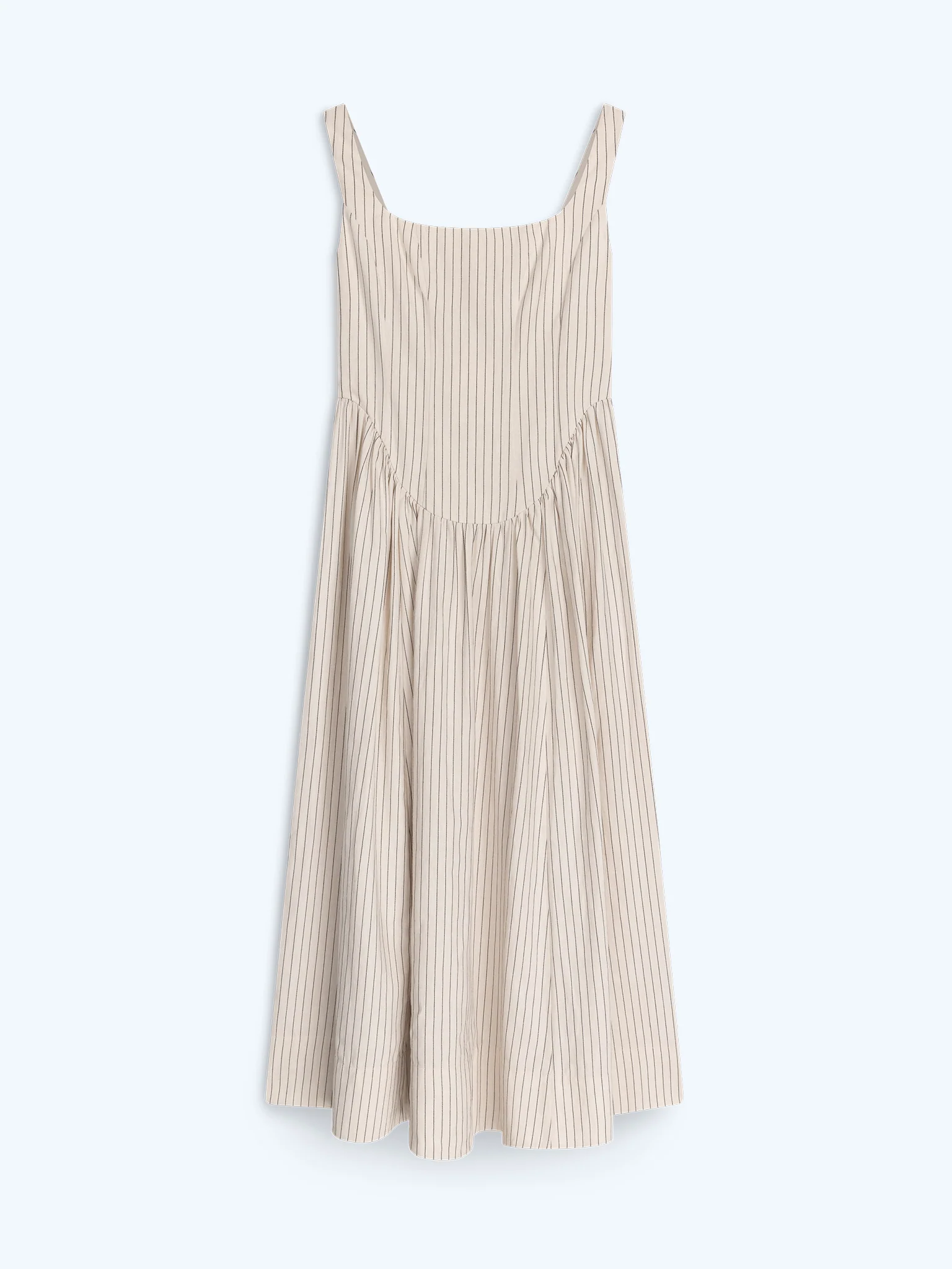 Suri Dress in Cream and Black Stripe - Image 7
