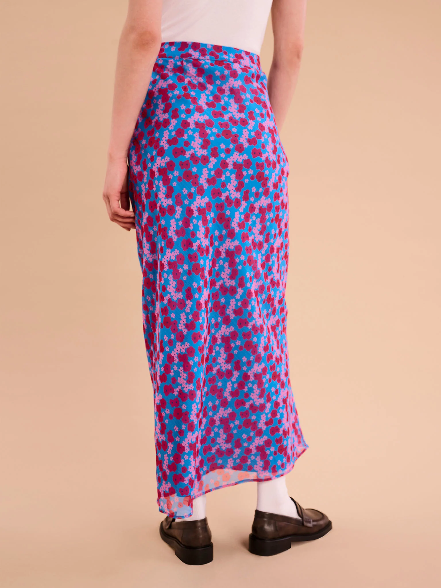 Tabitha Maxi Skirt in Multi Floral - Image 3