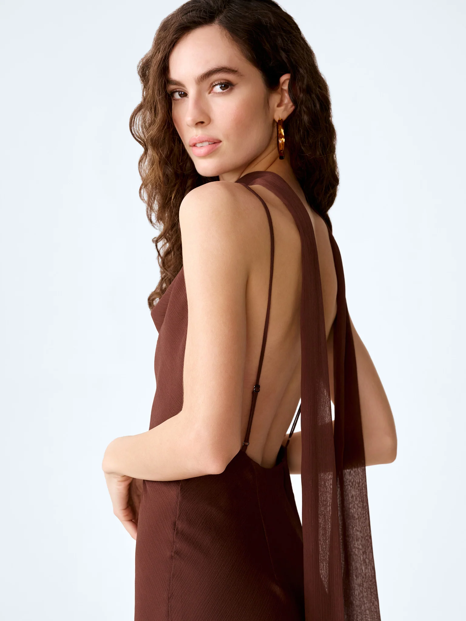 Taylor Dress in Chocolate - Image 5
