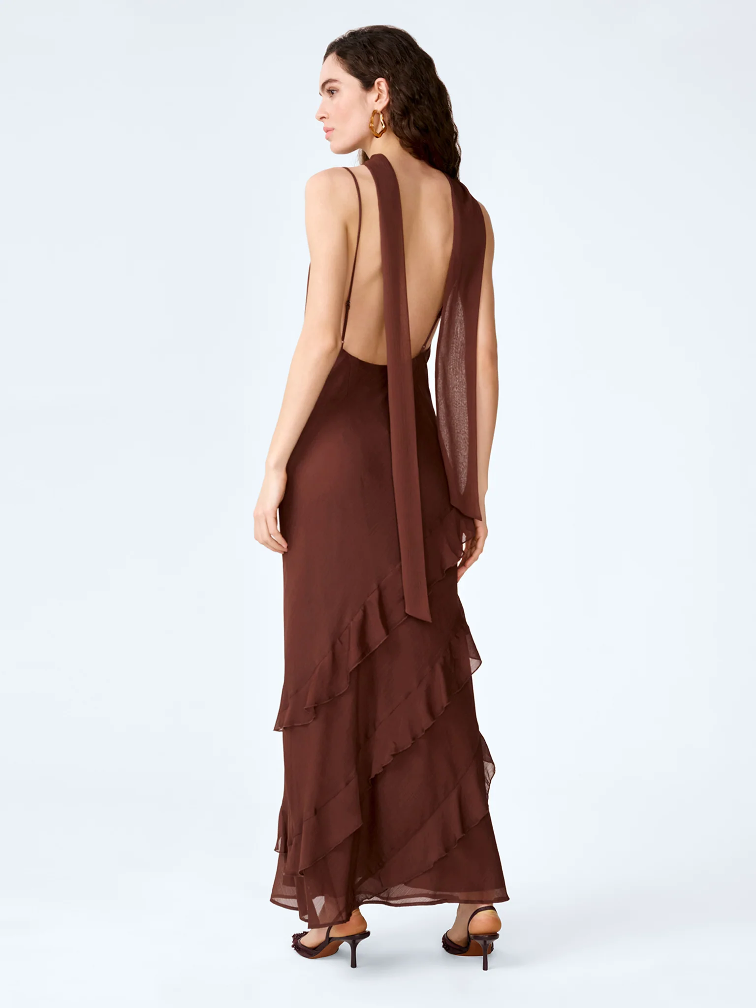 Taylor Dress in Chocolate - Image 6