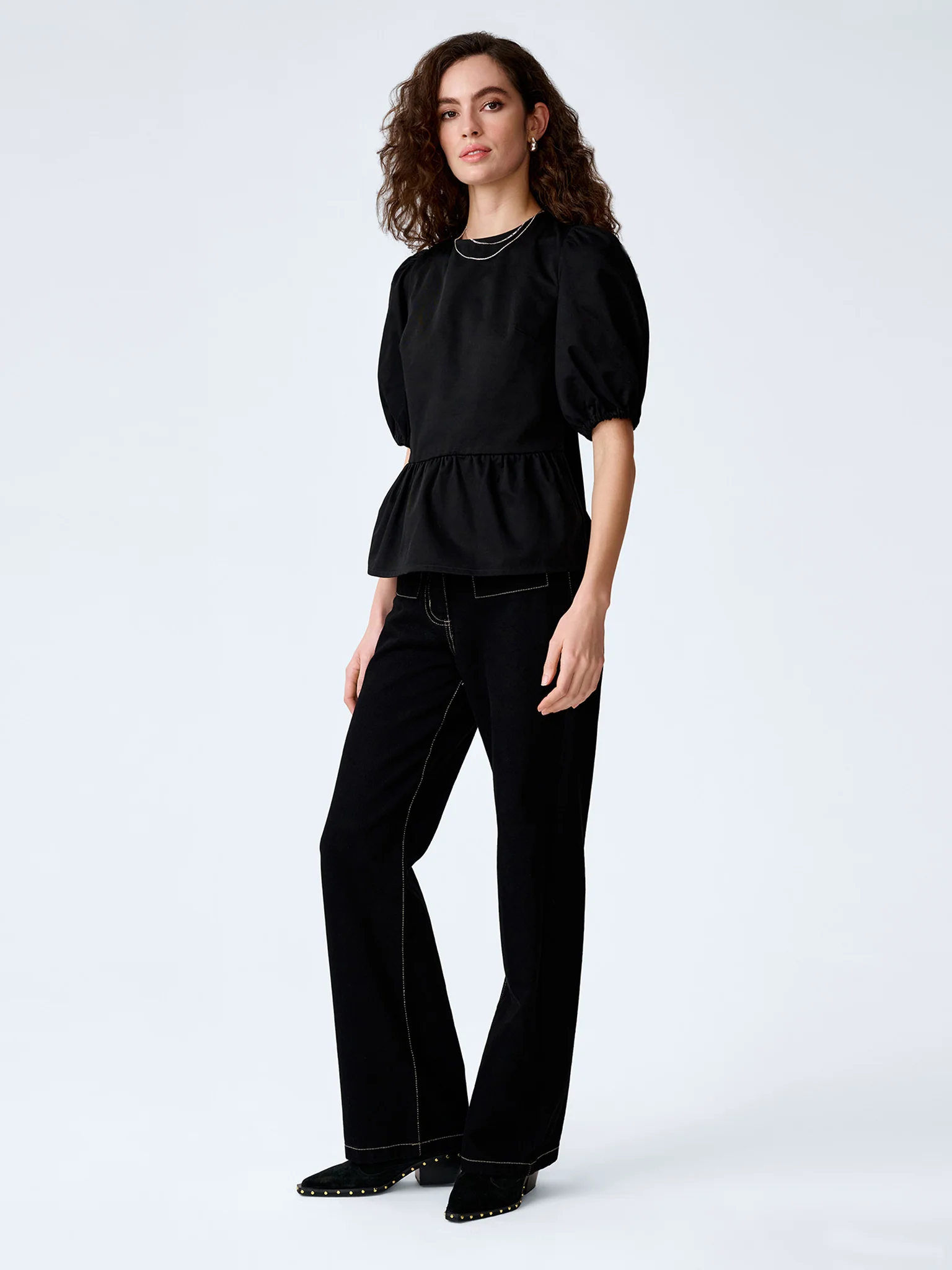Tiana Top in Black - Image 3